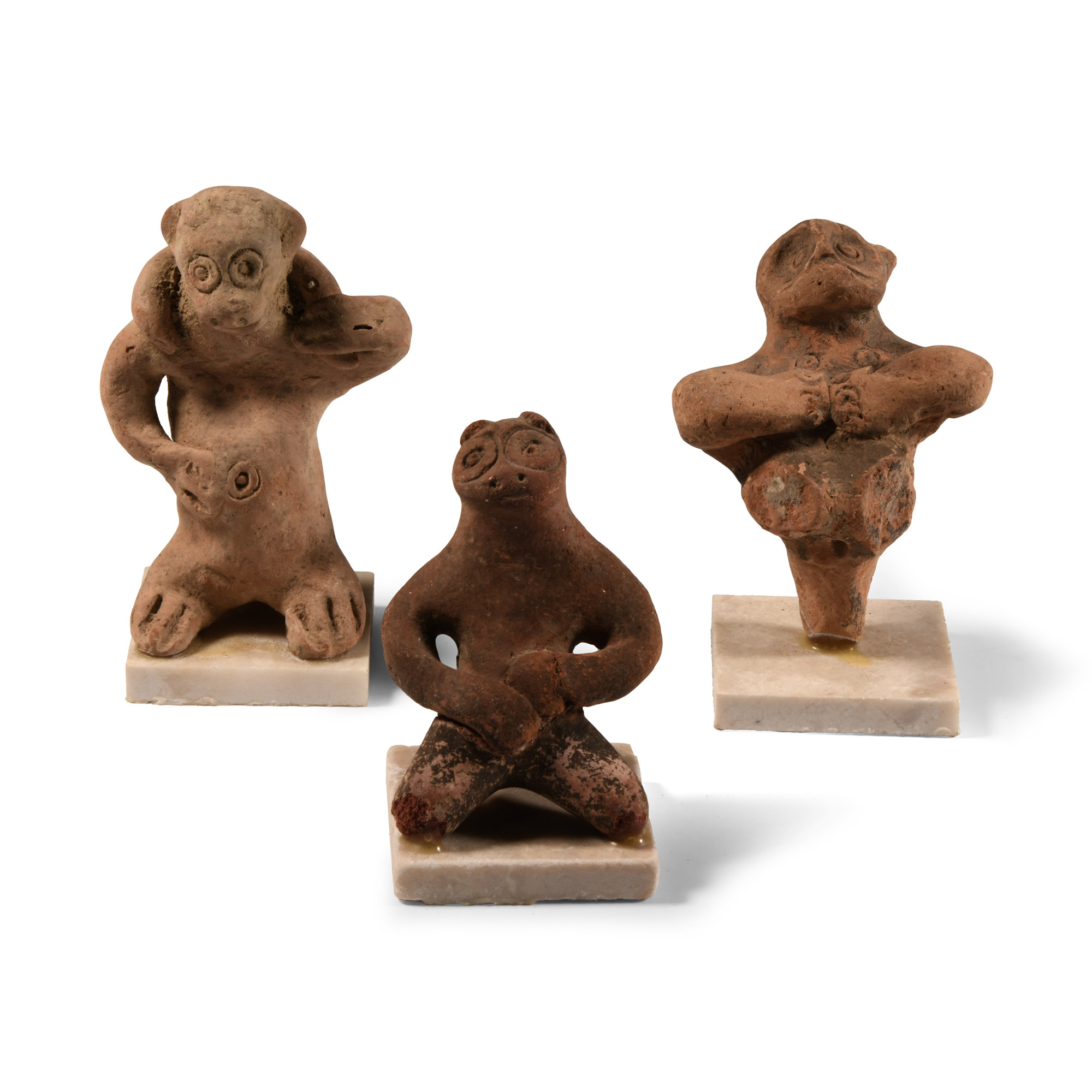 Indus Valley Terracotta Monkey Figurine Group