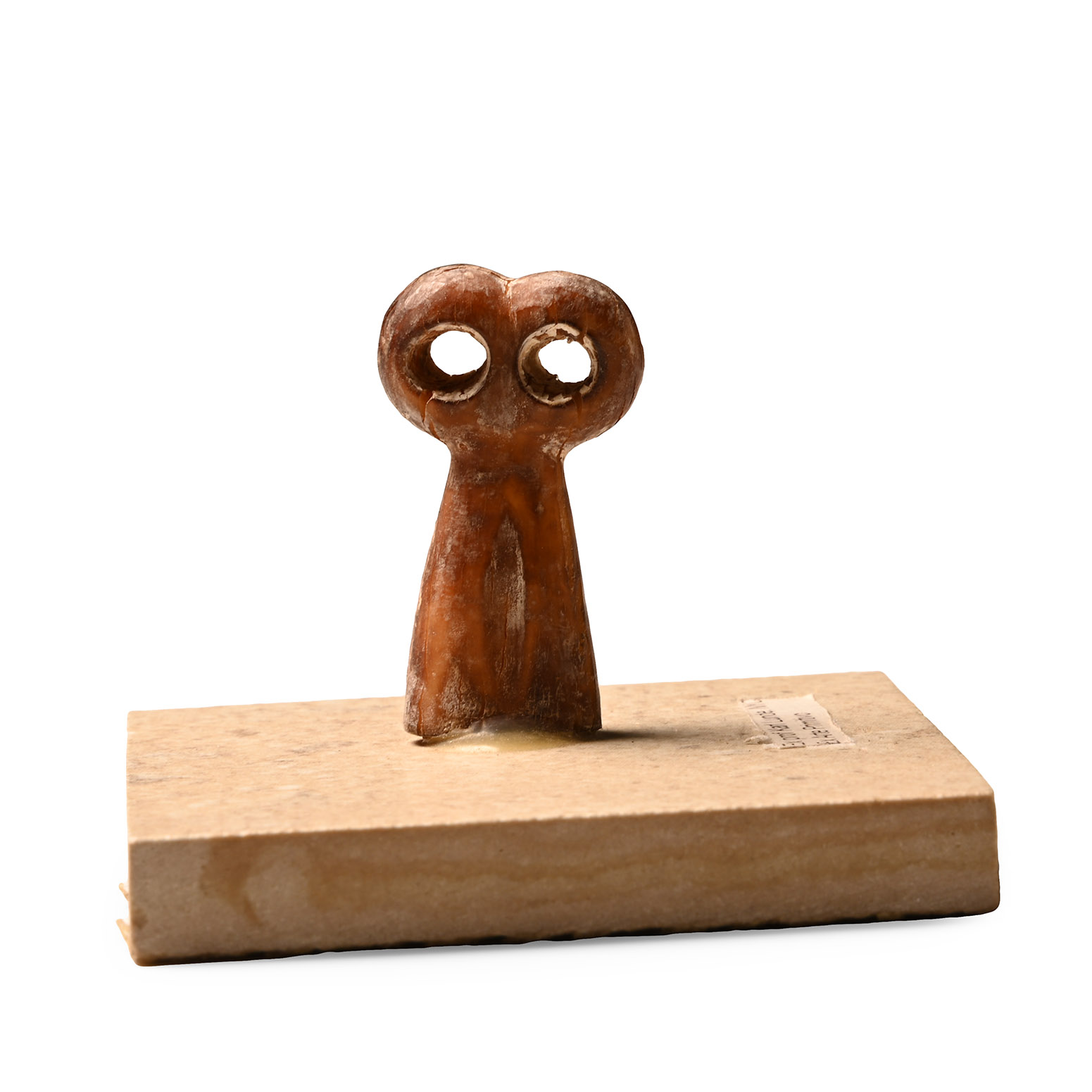 Western Asiatic Bone Eye Idol