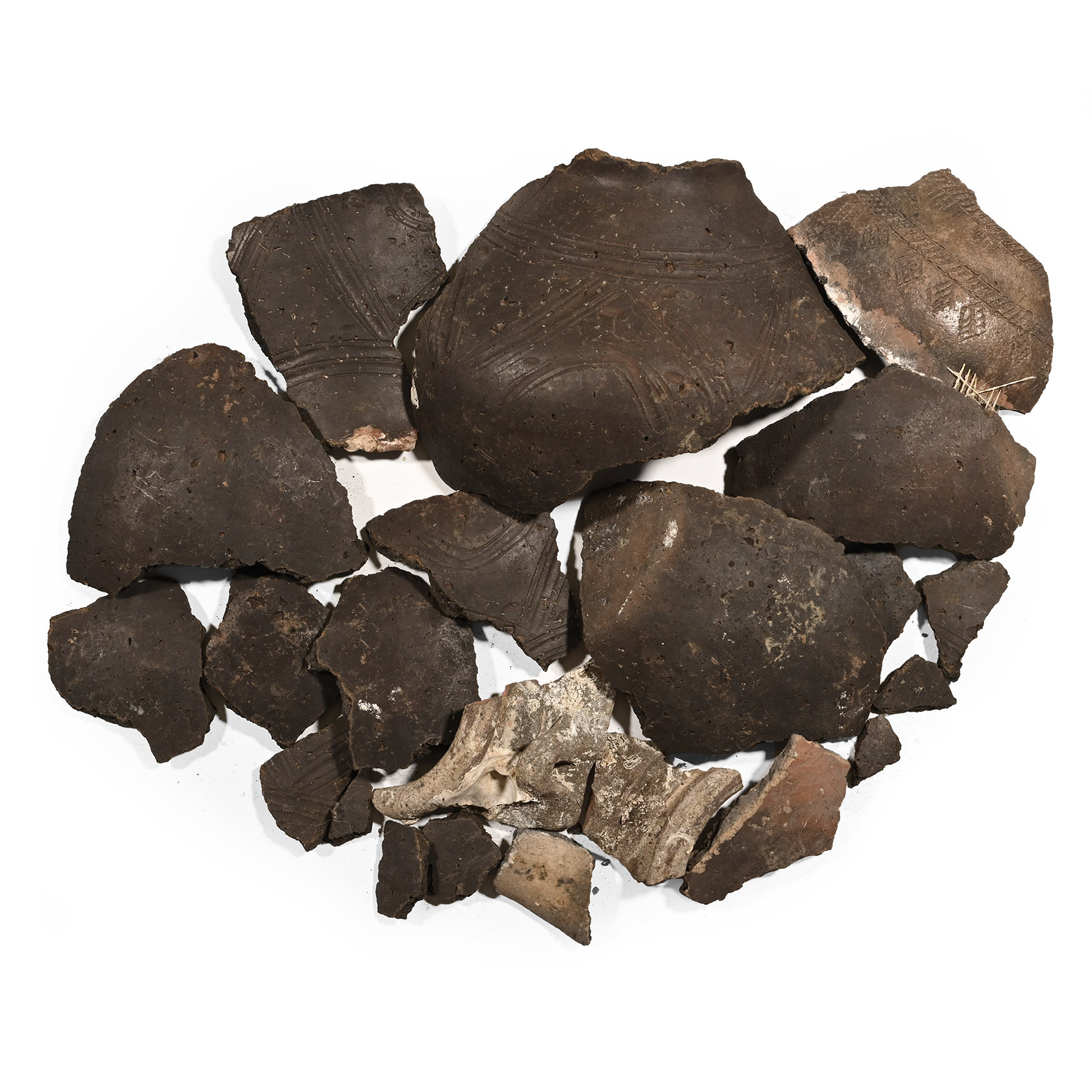 Cypriot Burnished Terracotta Vessel Fragments