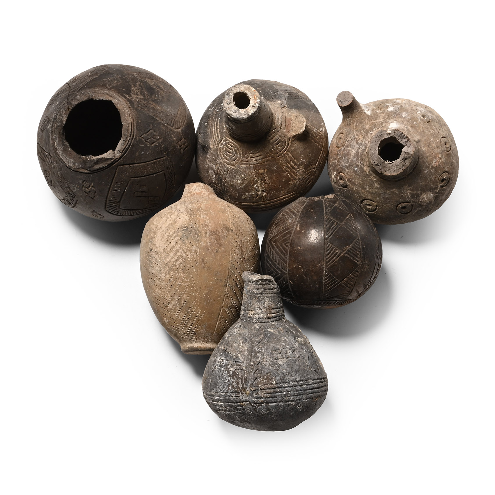 Cypriot Burnished Terracotta Vessel Group