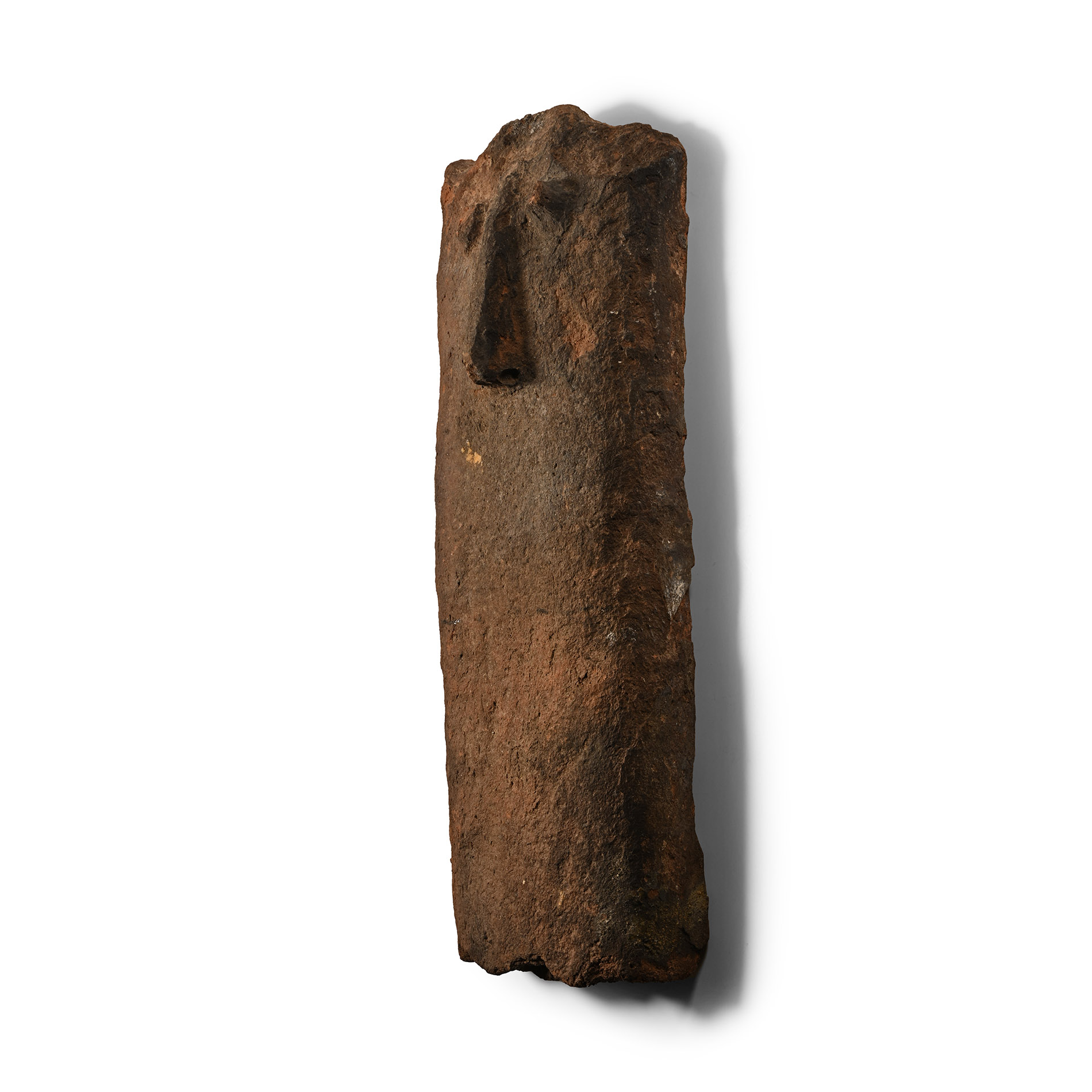 South Arabian Terracotta Face Stele