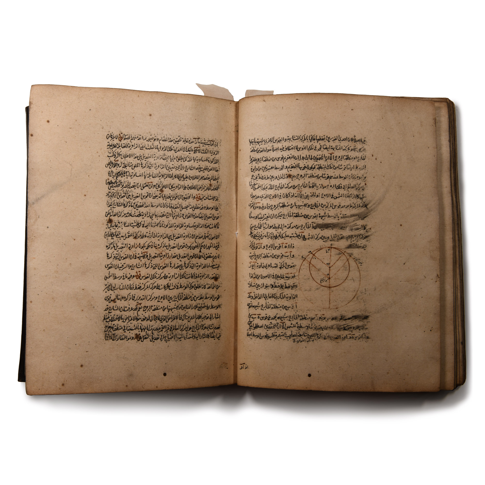 Islamic Leather-Bound Manuscript, A Summary of Astronomy by Musa bin Muhammad Qadhi Zada al-Rumi