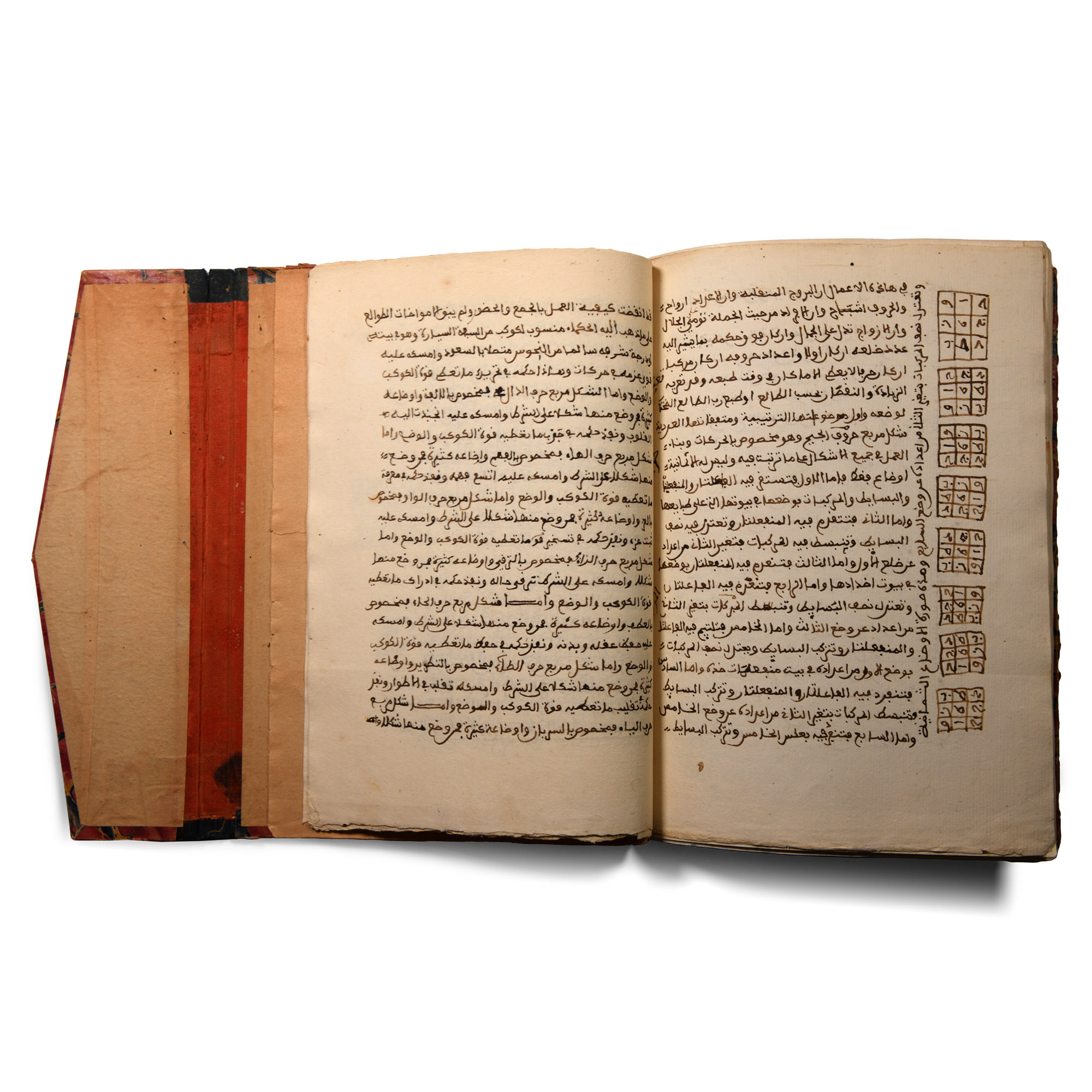 Islamic Manuscript Pair, The Science and Chemistry of Precious Stone and Minerals; and Book on Magic