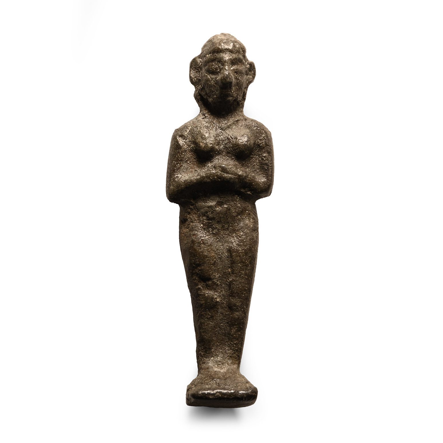 Phoenician Bronze Statuette of a Naked Female