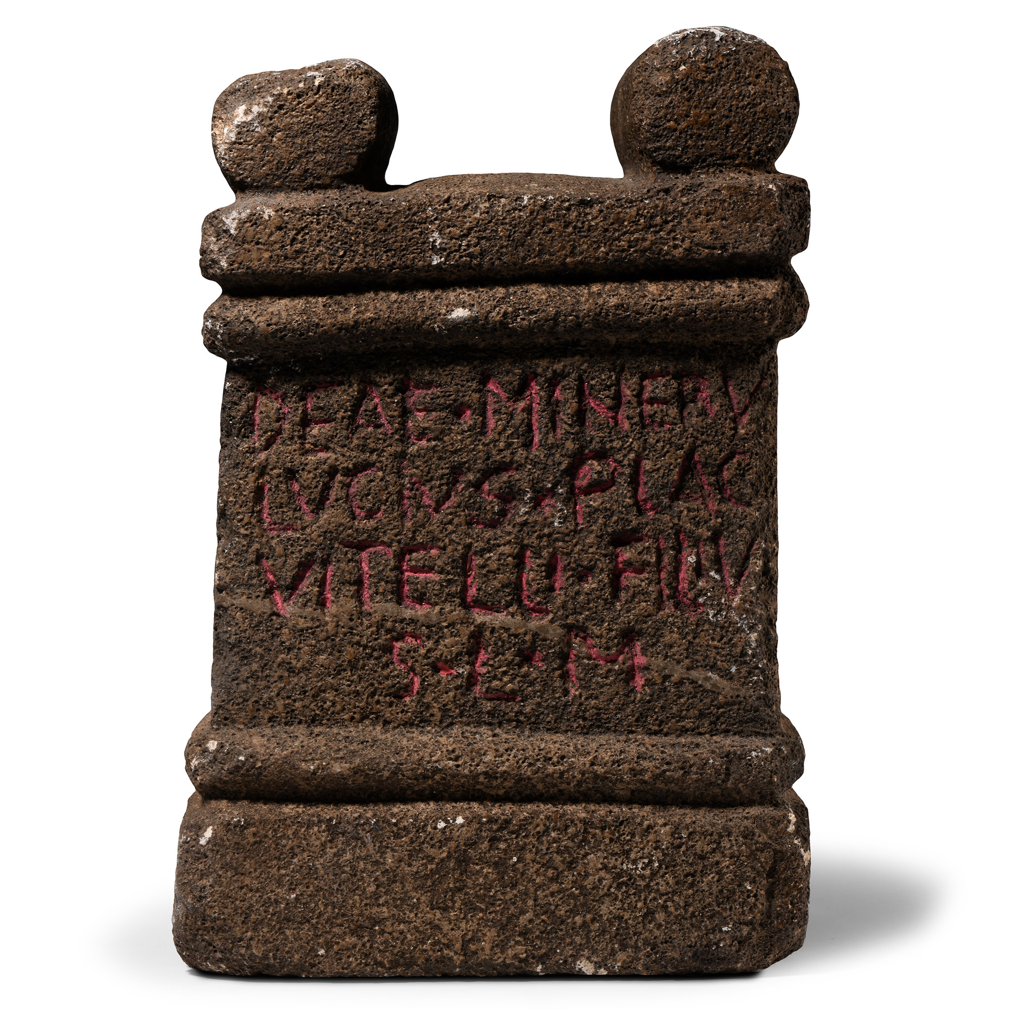Stone Minerva Statuette House Altar