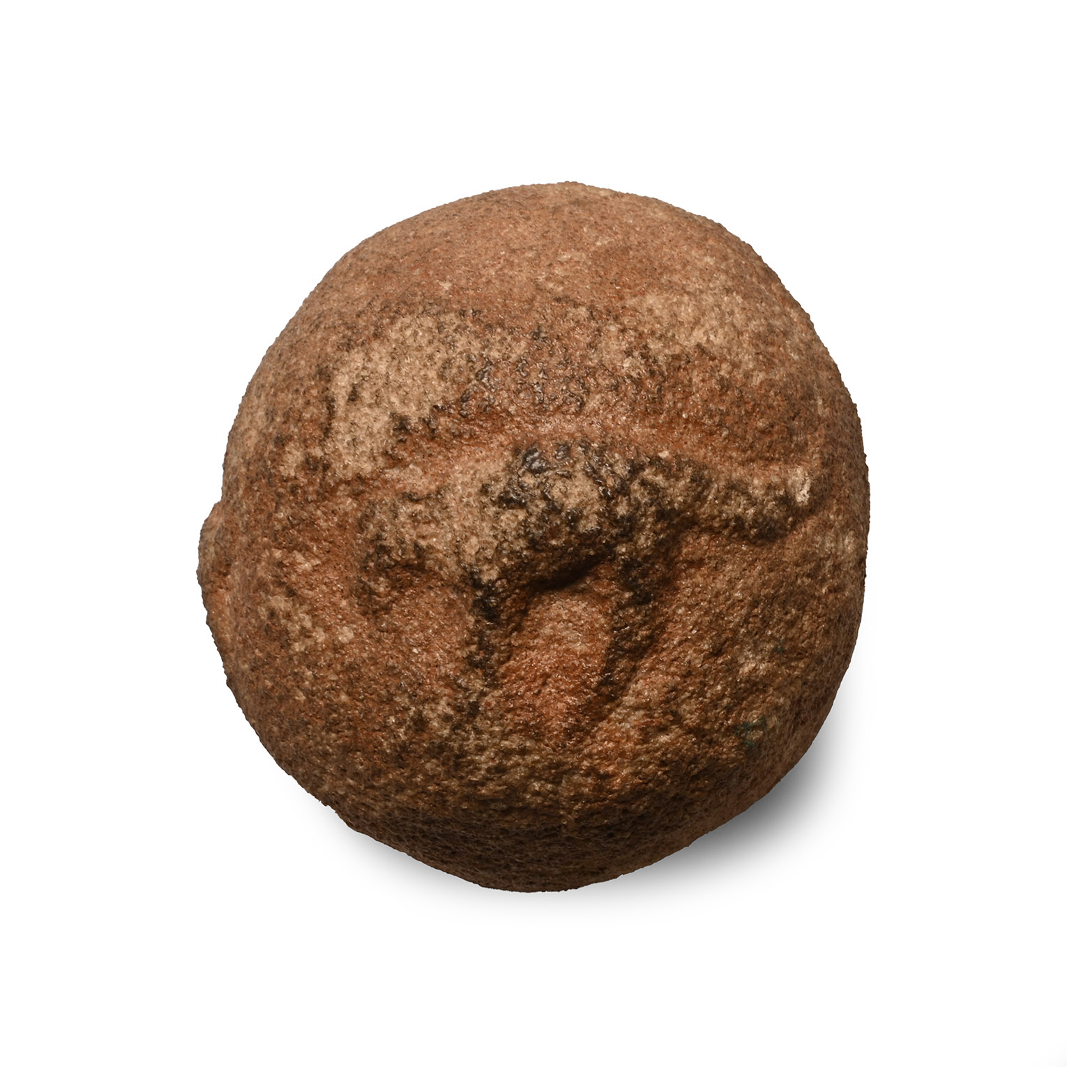 Western Asiatic Stone Ball with High-Relief Animals