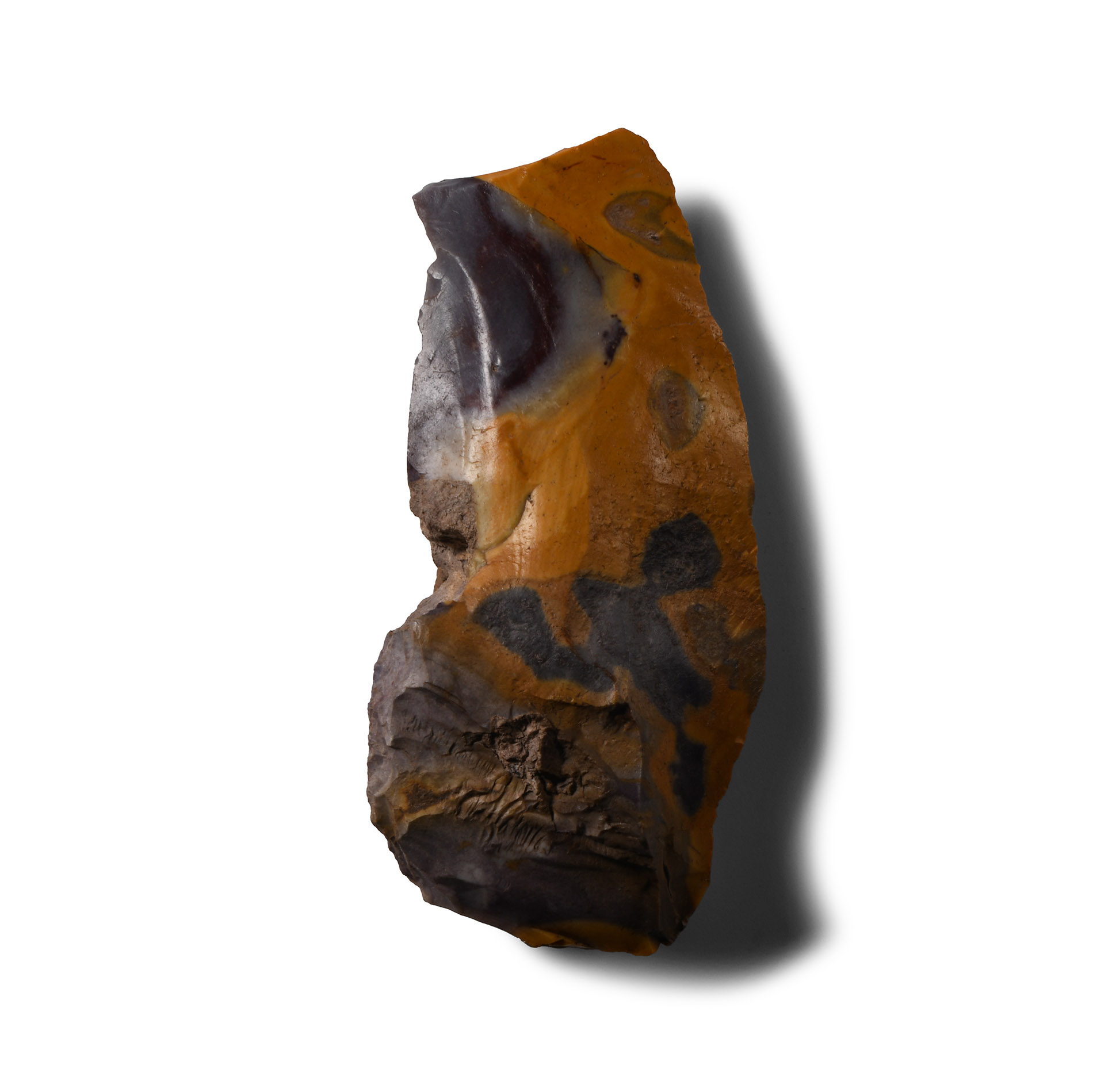 Stone Age Jasper Side Scraper from the Famed 'Fontmaure' Mousterian Site