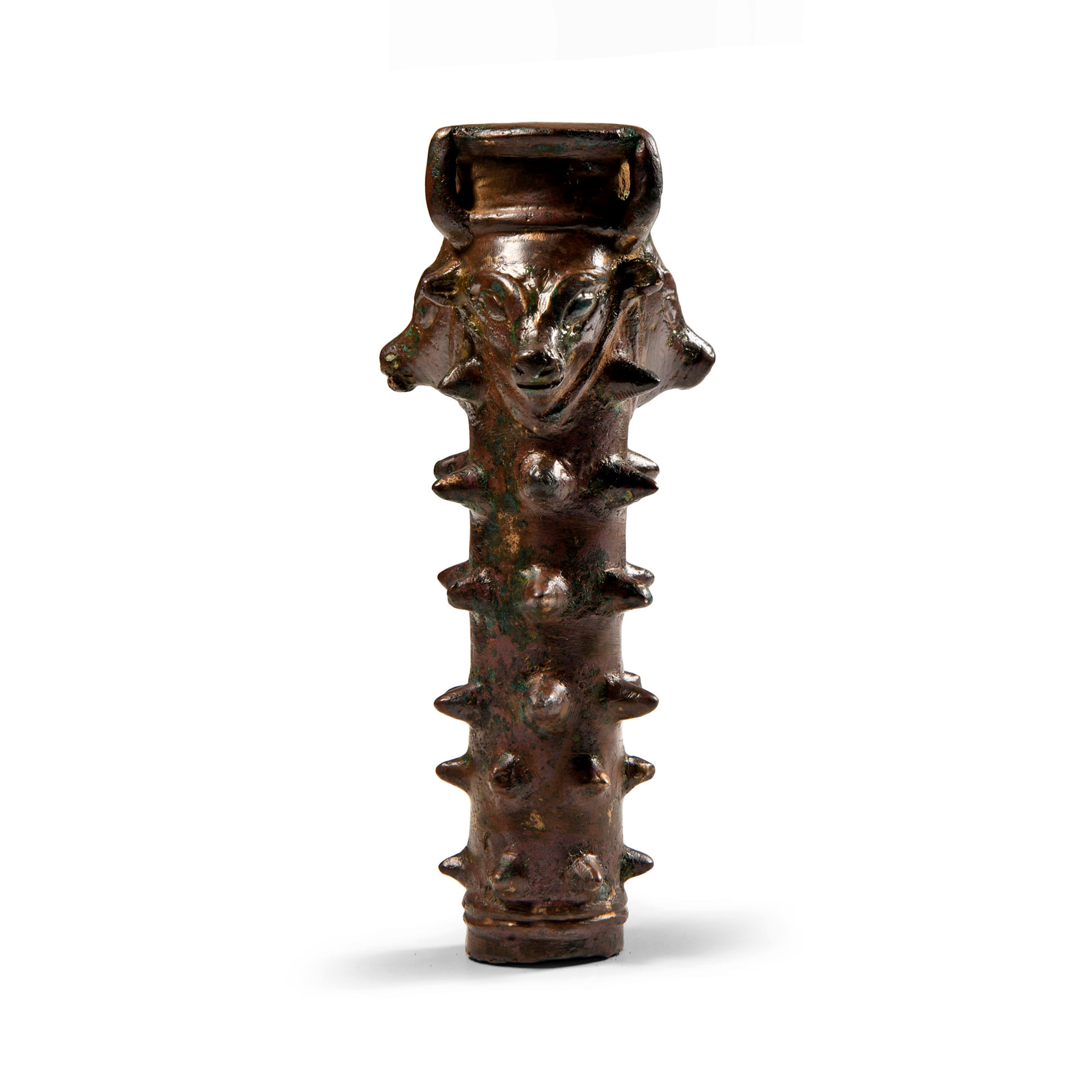Elamite Bronze Spiked Macehead with Bulls