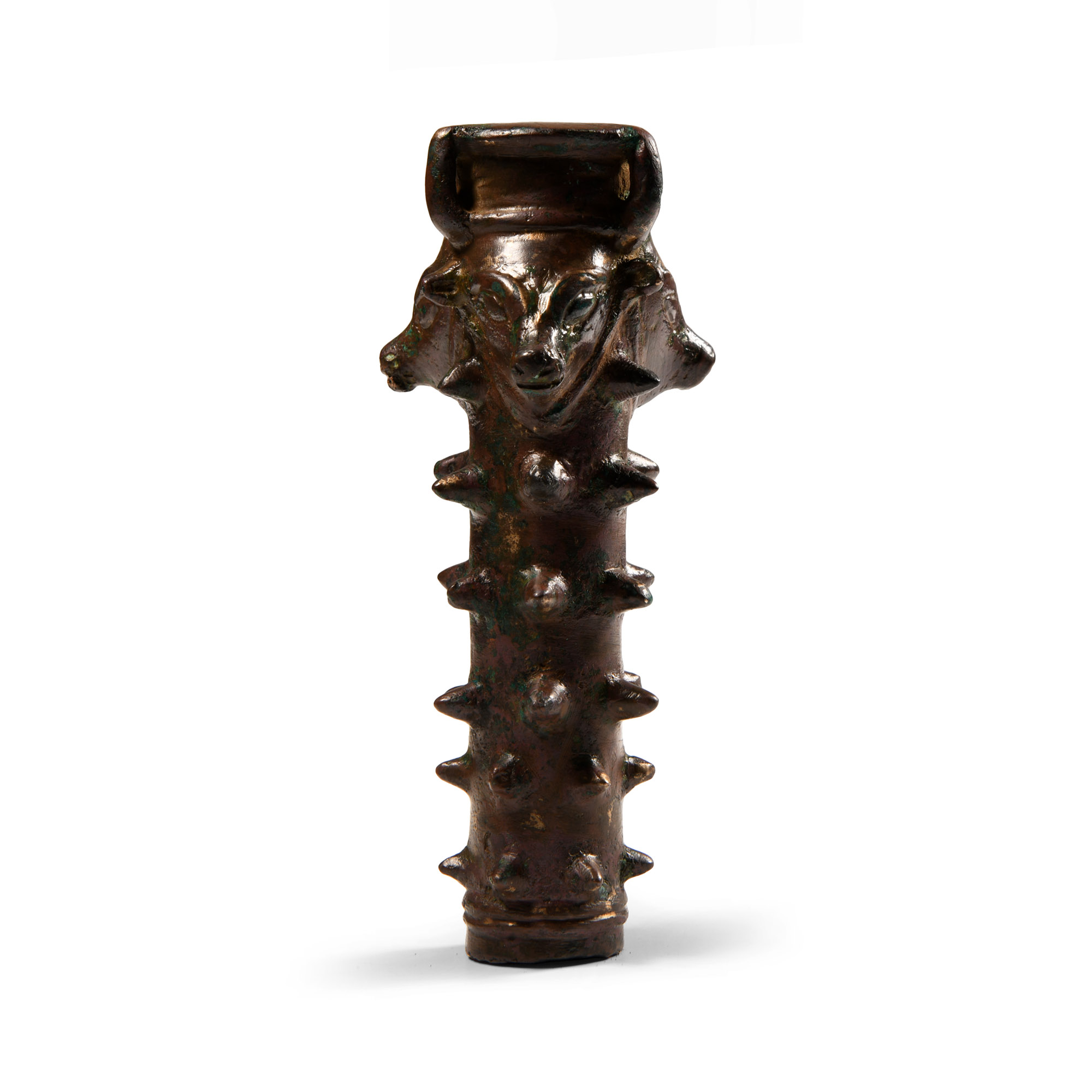 Elamite Spiked Bronze Macehead with Bulls
