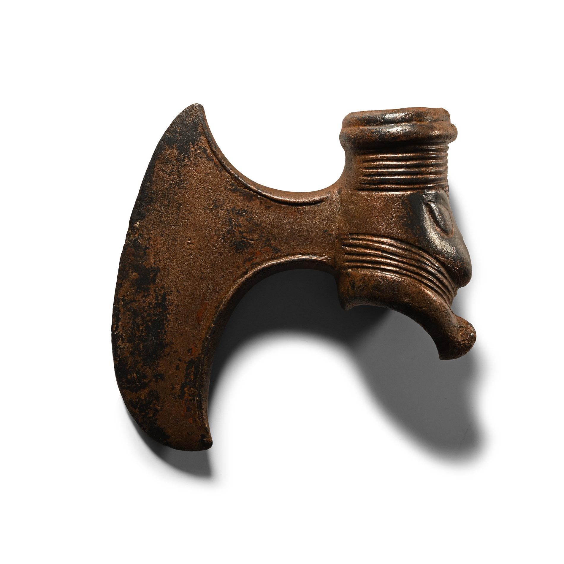 Elamite Copper Axehead with 'Human' Face