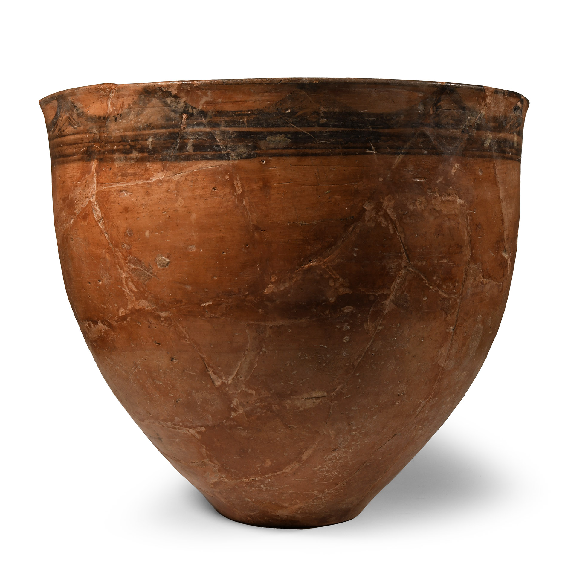 Very Large Elamite Terracotta Storage Vessel
