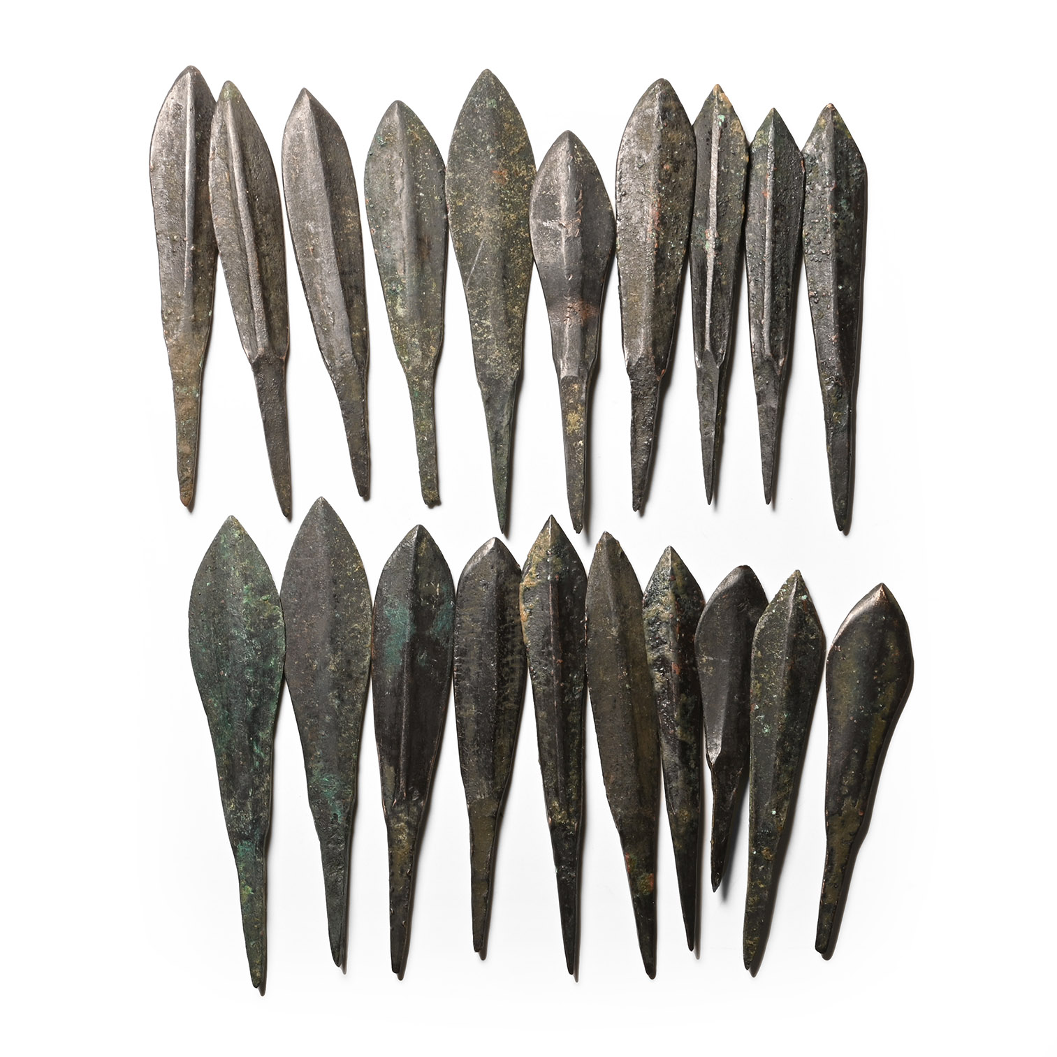 Old Babylonian Bronze Arrowhead Collection