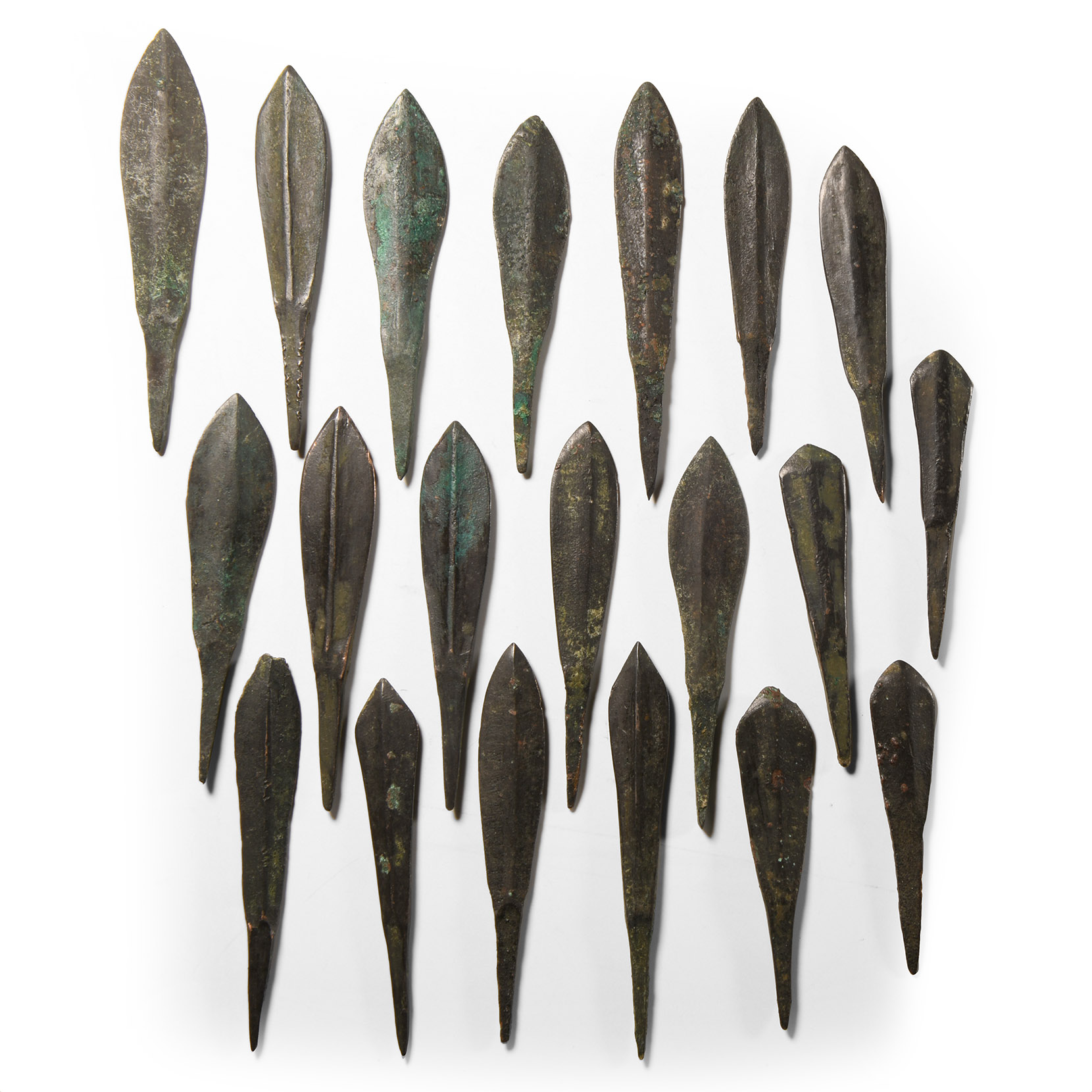 Old Babylonian Bronze Arrowhead Collection