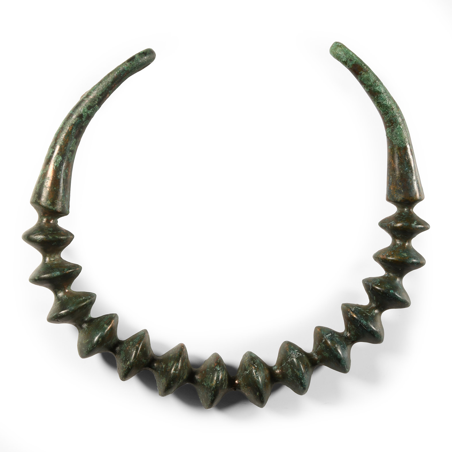 Iron Age Bulbous Bronze Neck Torc
