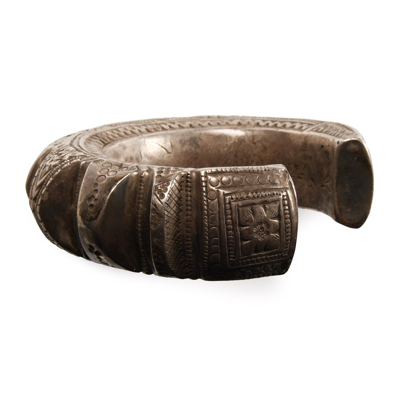 Silver Decorated Bracelet