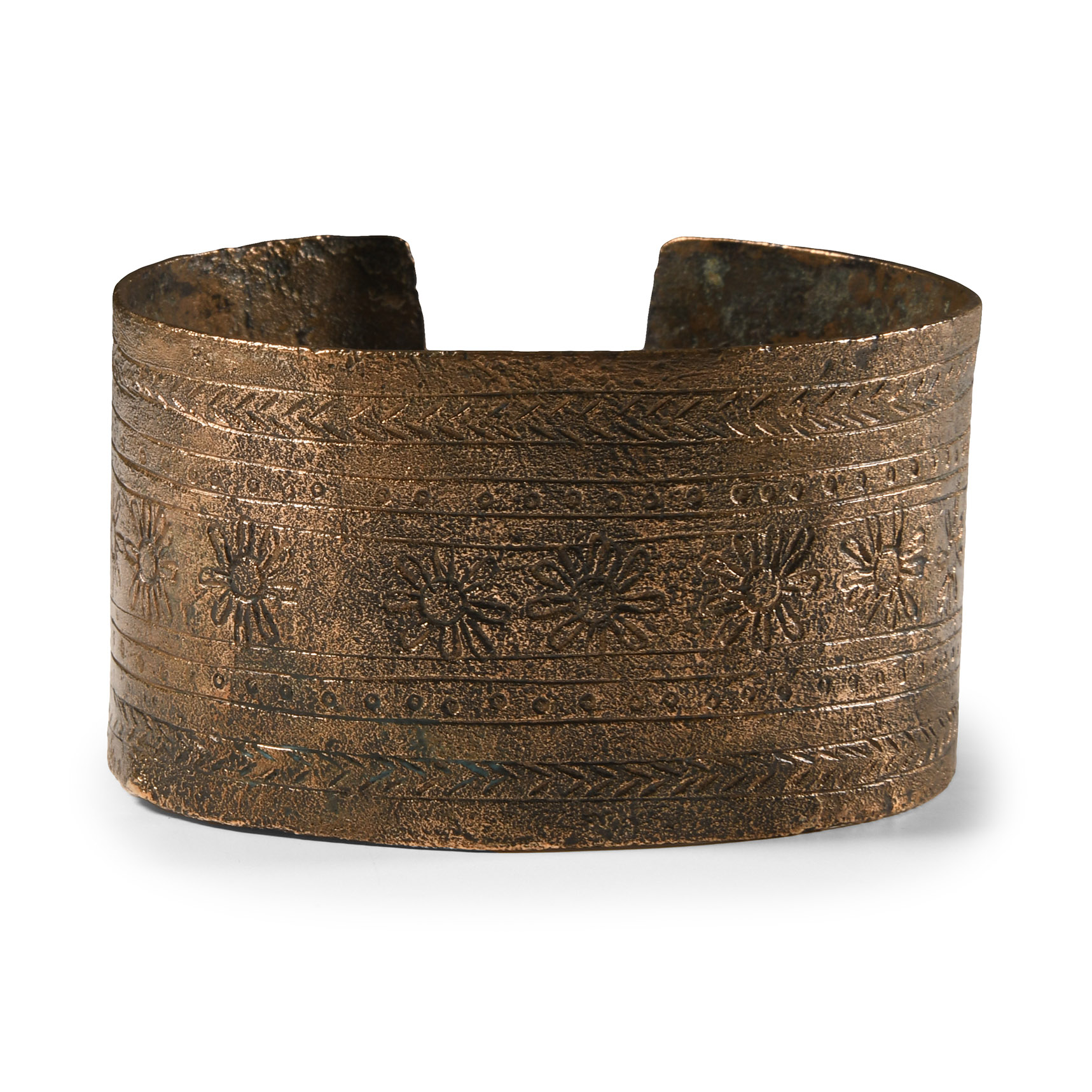 Large Western Asiatic Decorated Bronze Bracelet