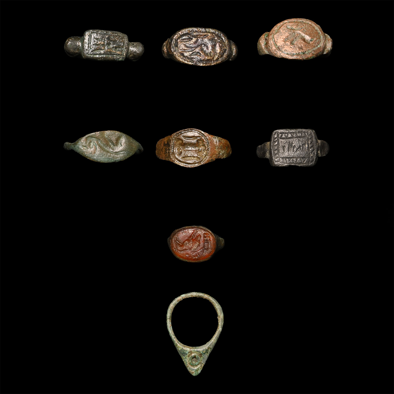 Roman to Medieval Bronze Ring Collection