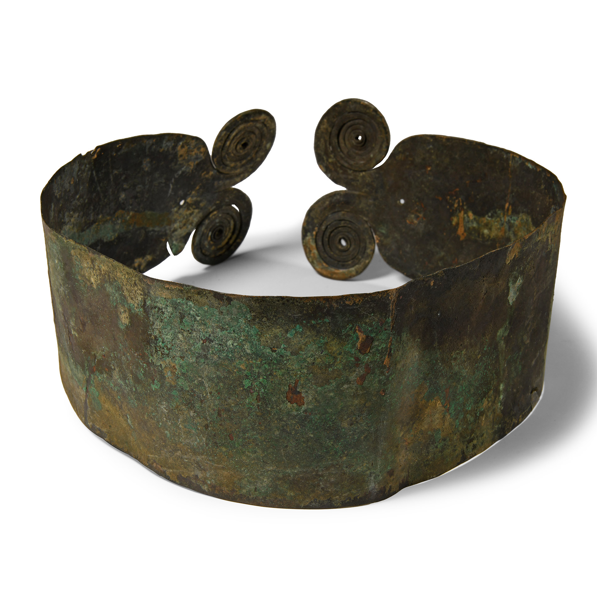 Luristan Bronze Armour Belt with Double Scroll Terminals