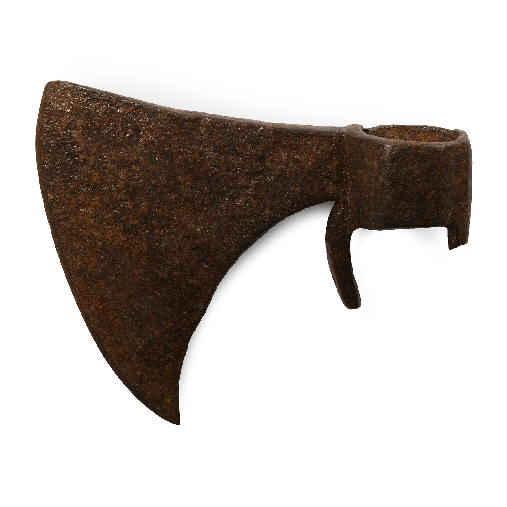 Tudor Period Iron Axehead with Octagonal Socket
