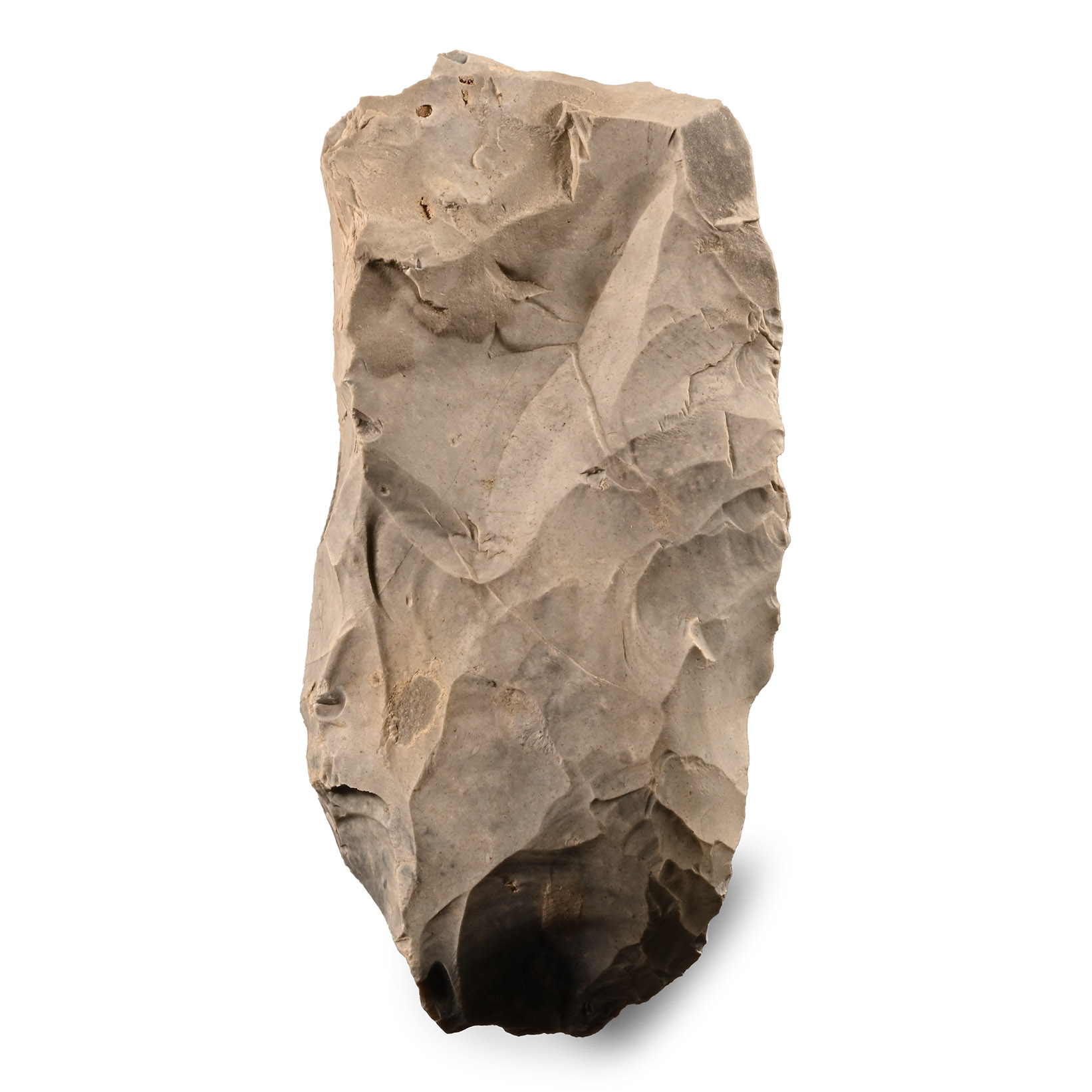 Stone Age 'Spiennes' Flint Core Repurposed Axe