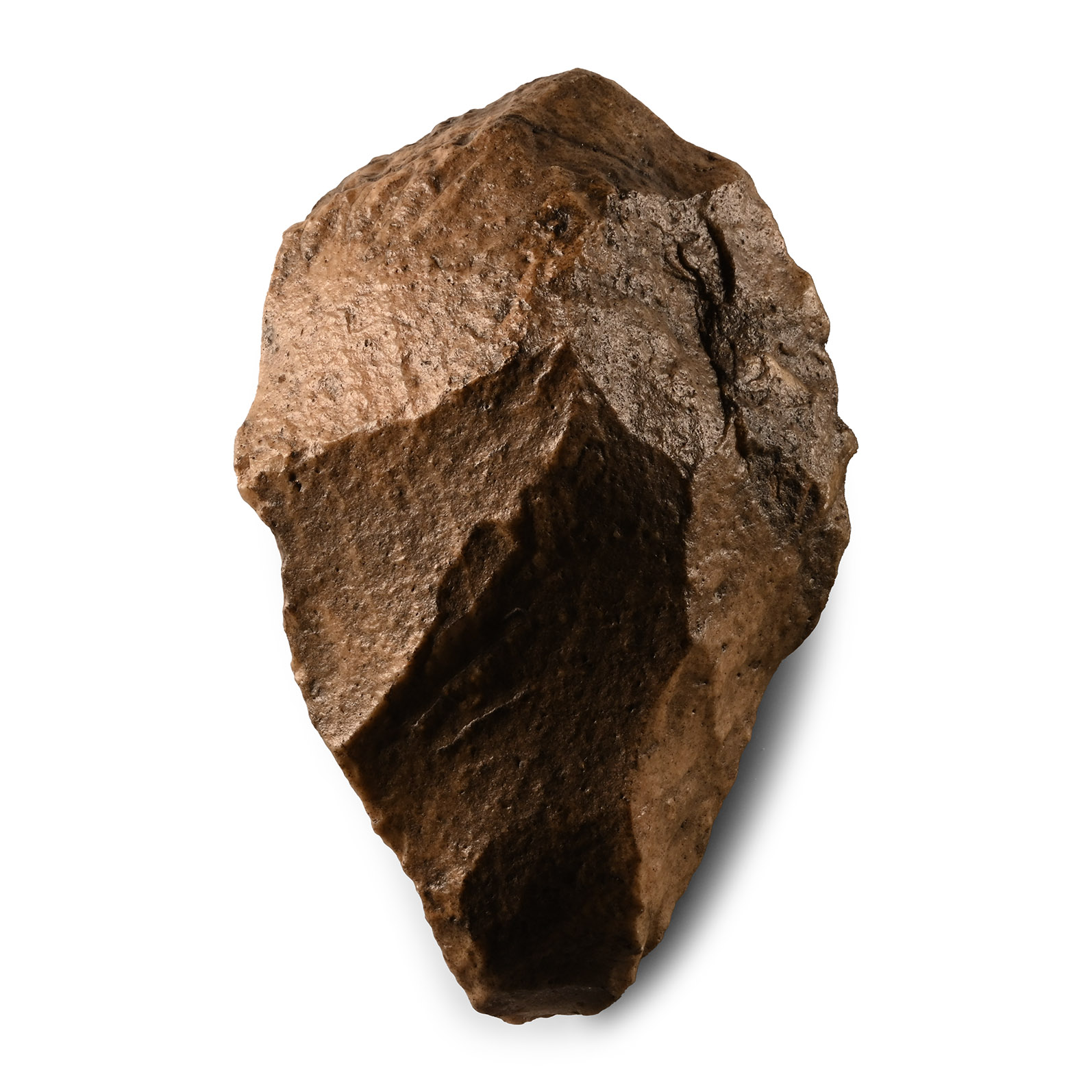 Stone Age Acheulean 'Homo Erectus' Red Quartzite Handaxe