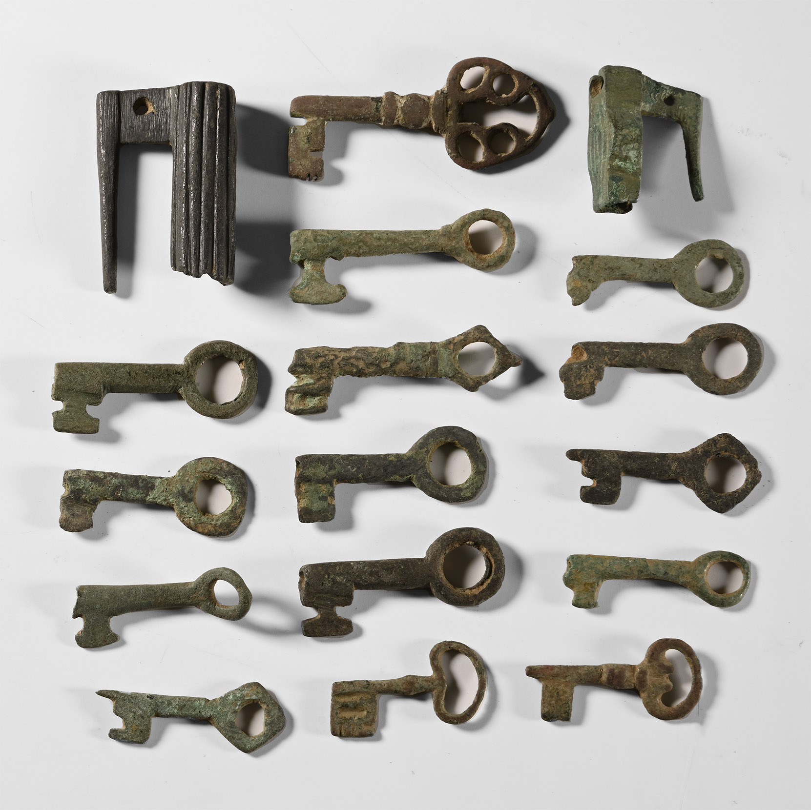 Medieval and Later Bronze Key and Lock Collection