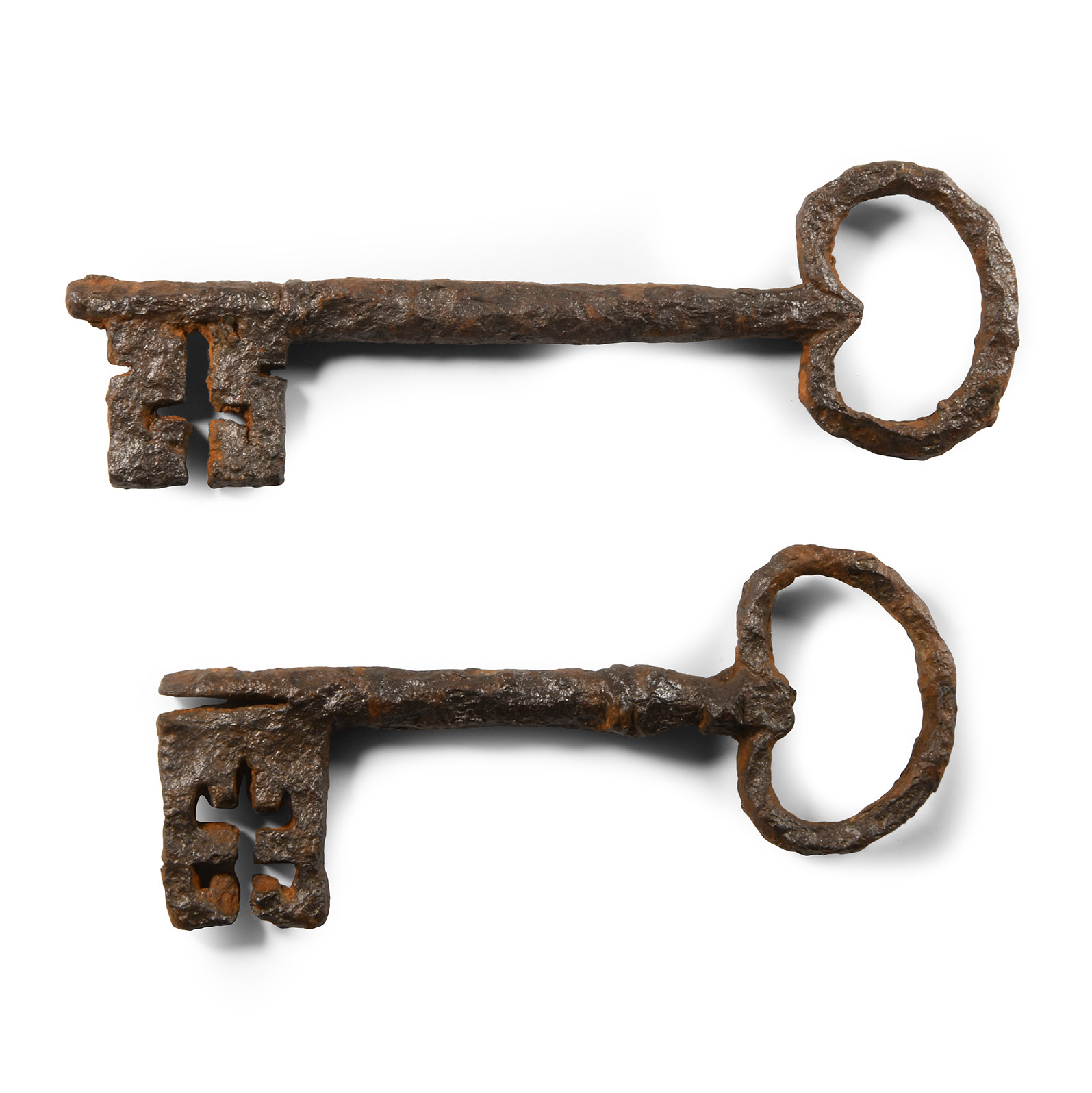 Large Georgian Iron Key Pair