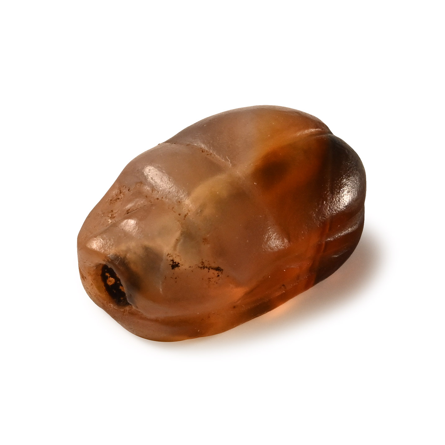 Egyptian Hardstone Scarab with Ankh