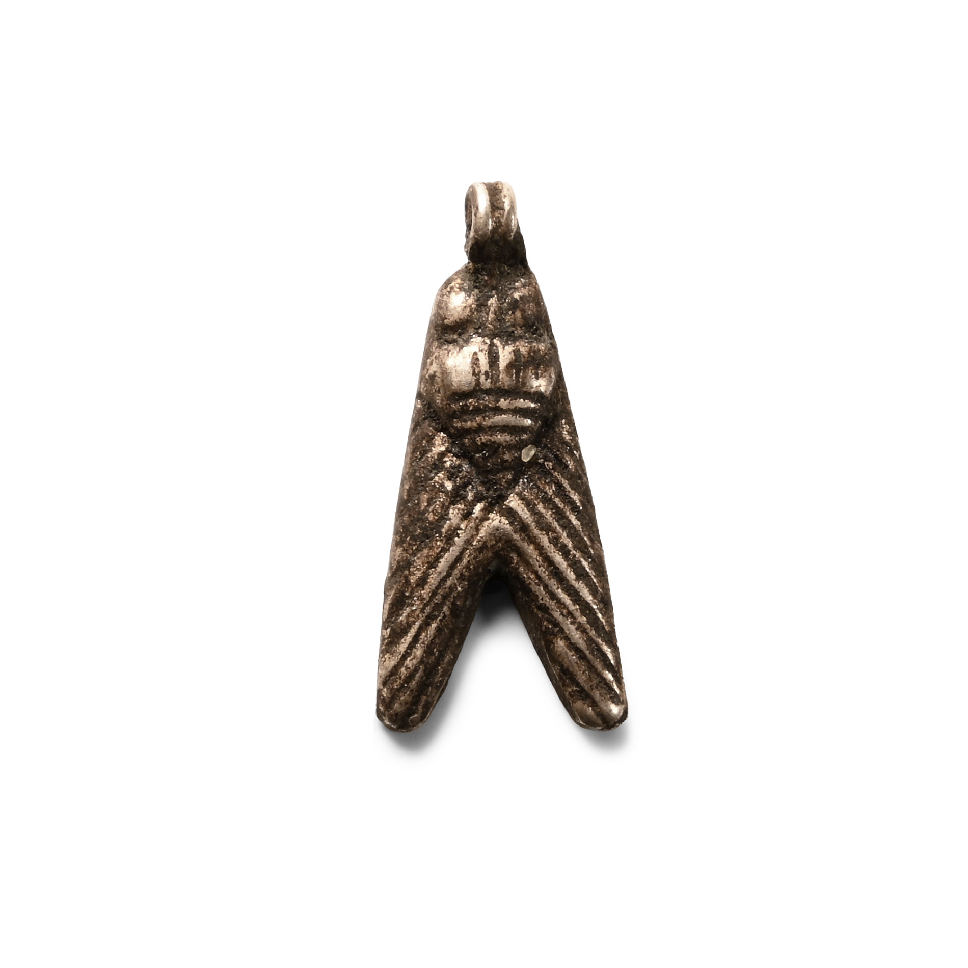 Egyptian Silver Fly Amulet