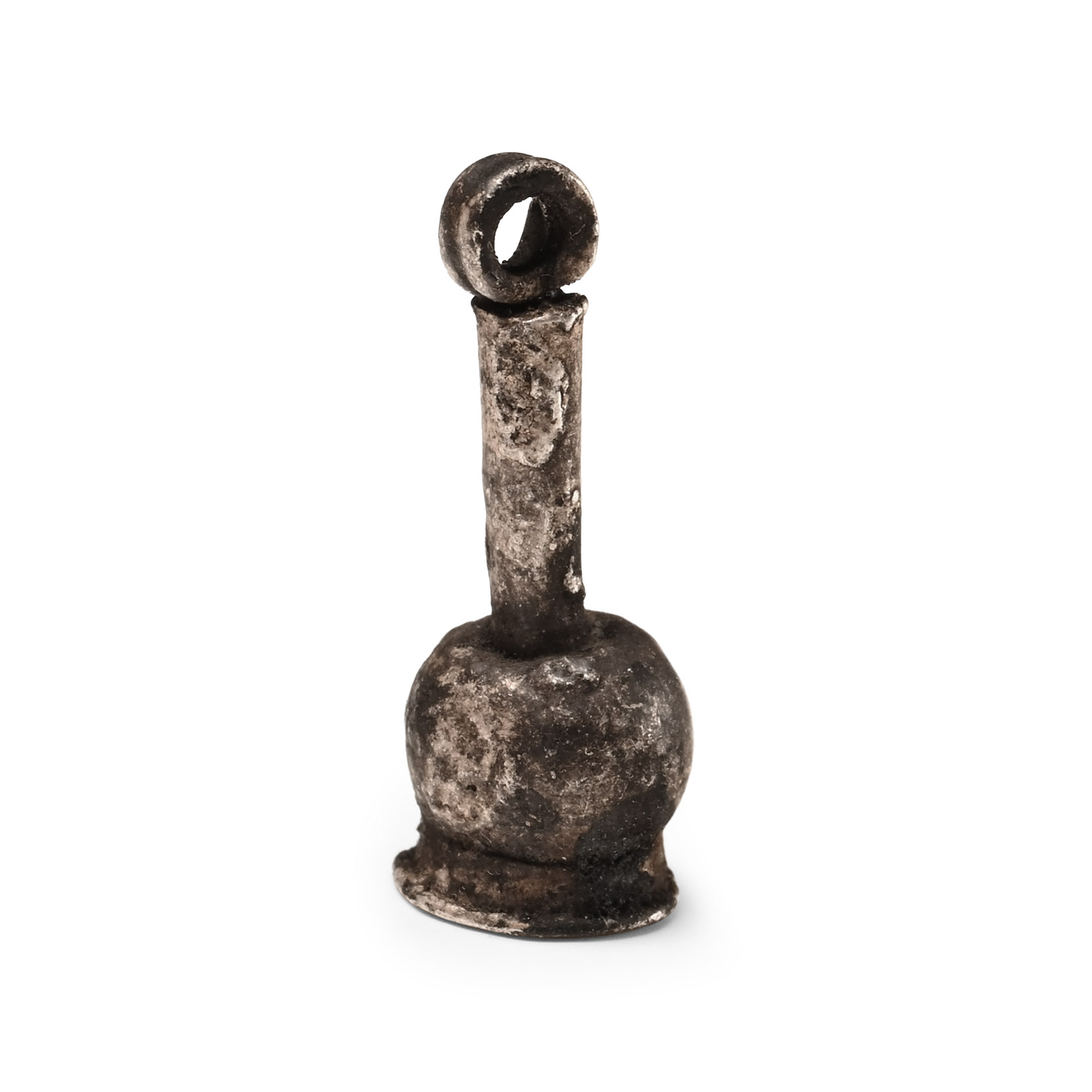 Egyptian Silver Poppy Head Amulet
