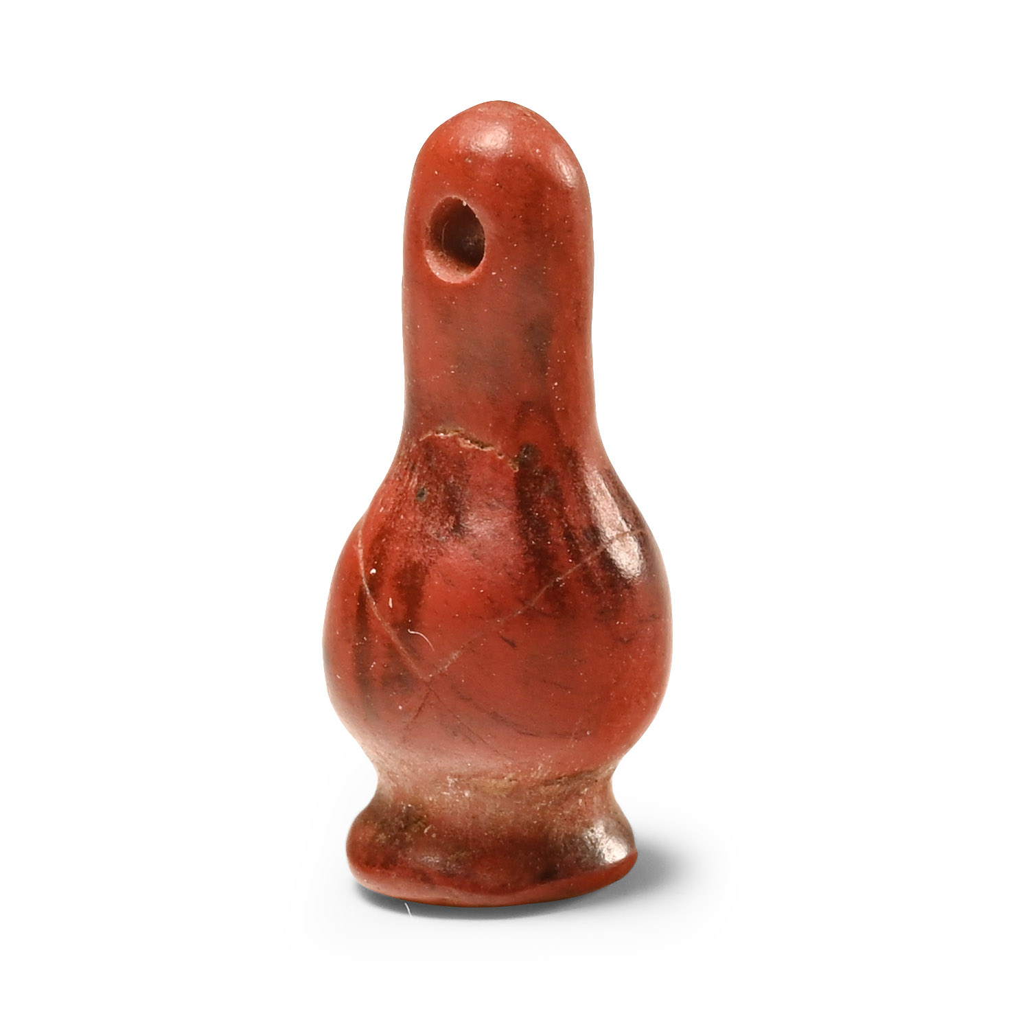 Egyptian Jasper Poppy Head Amulet