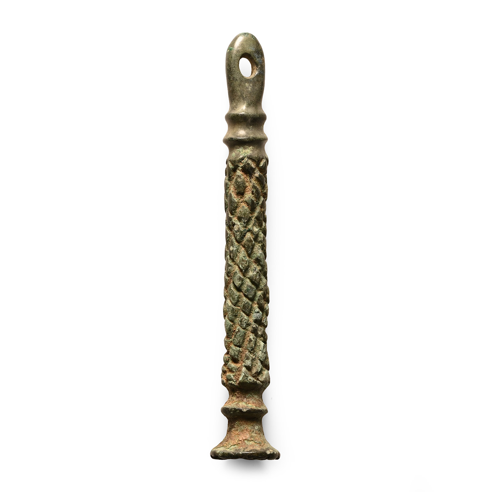 Luristan Bronze Seal with Long Handle