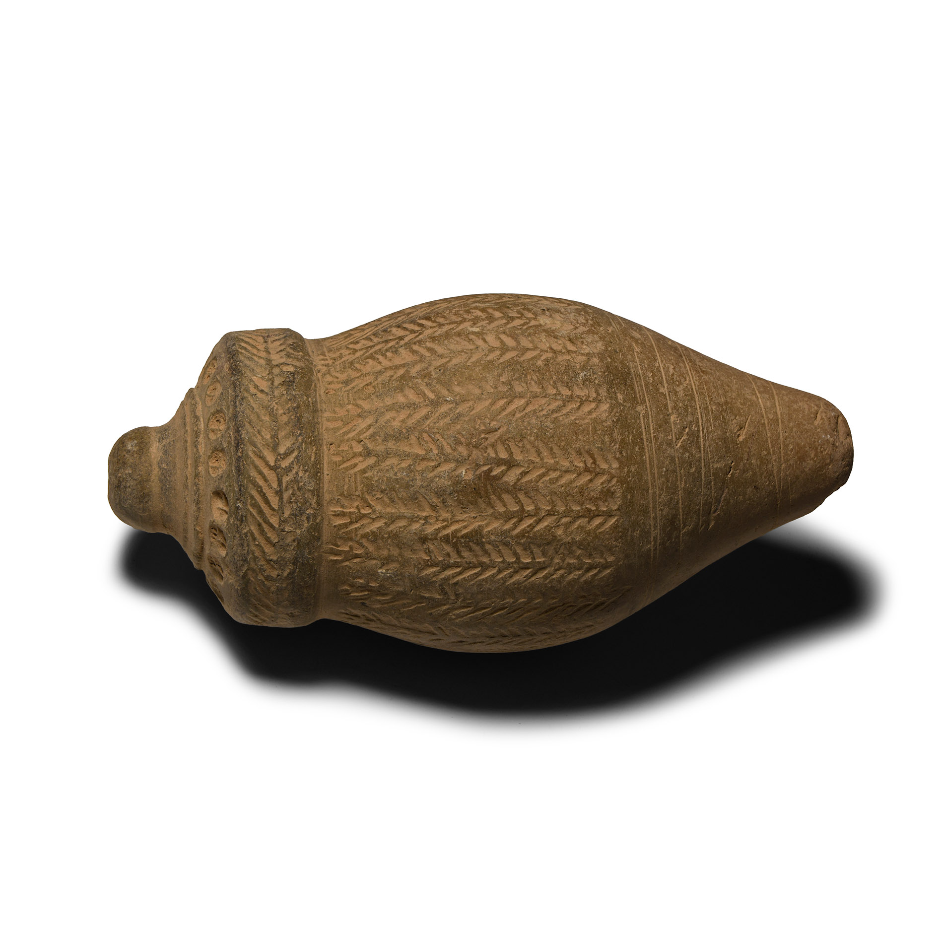 Turco-Mongol 'Greek Fire' Ceramic Fire Bomb or Hand Grenade