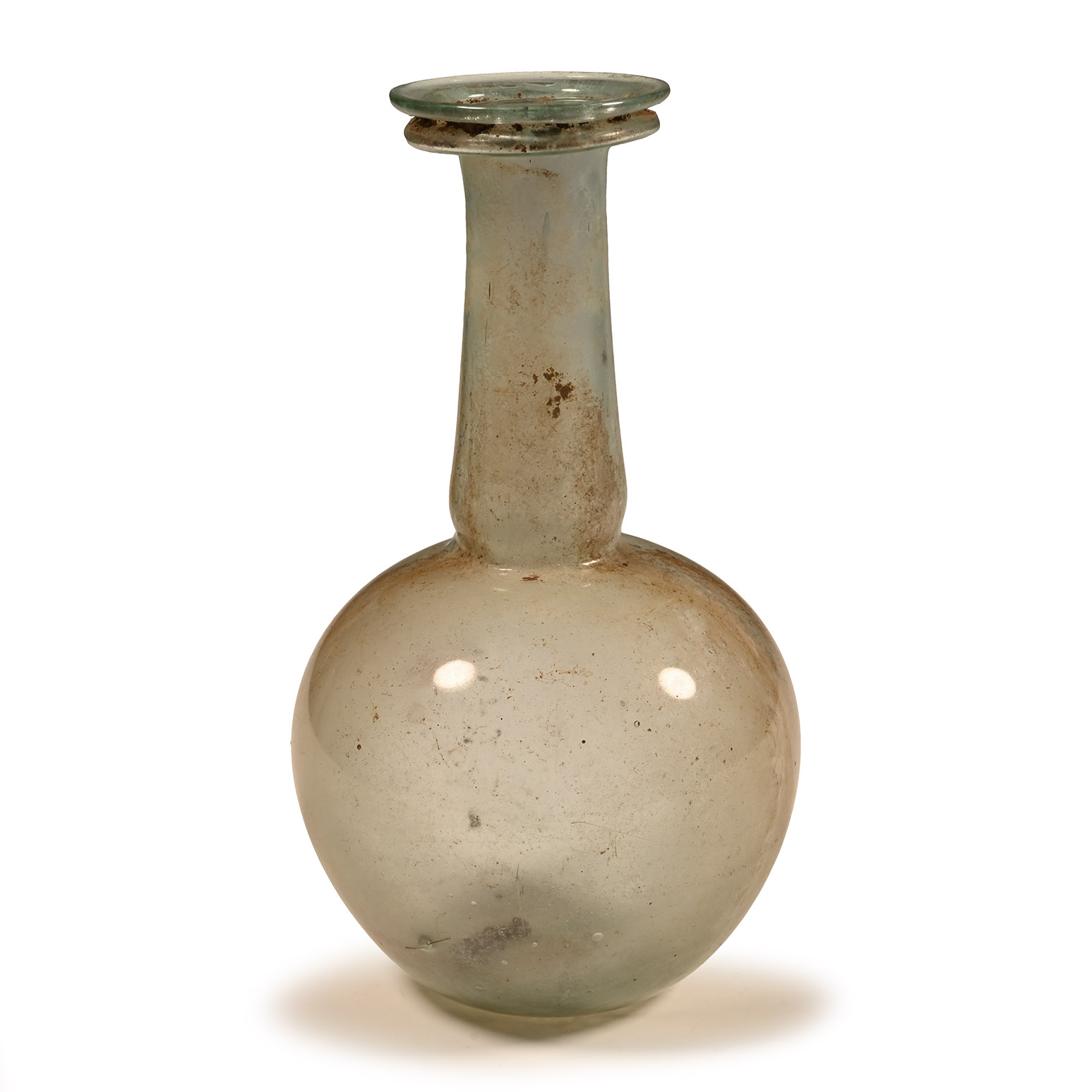 Roman Translucent Glass Bottle