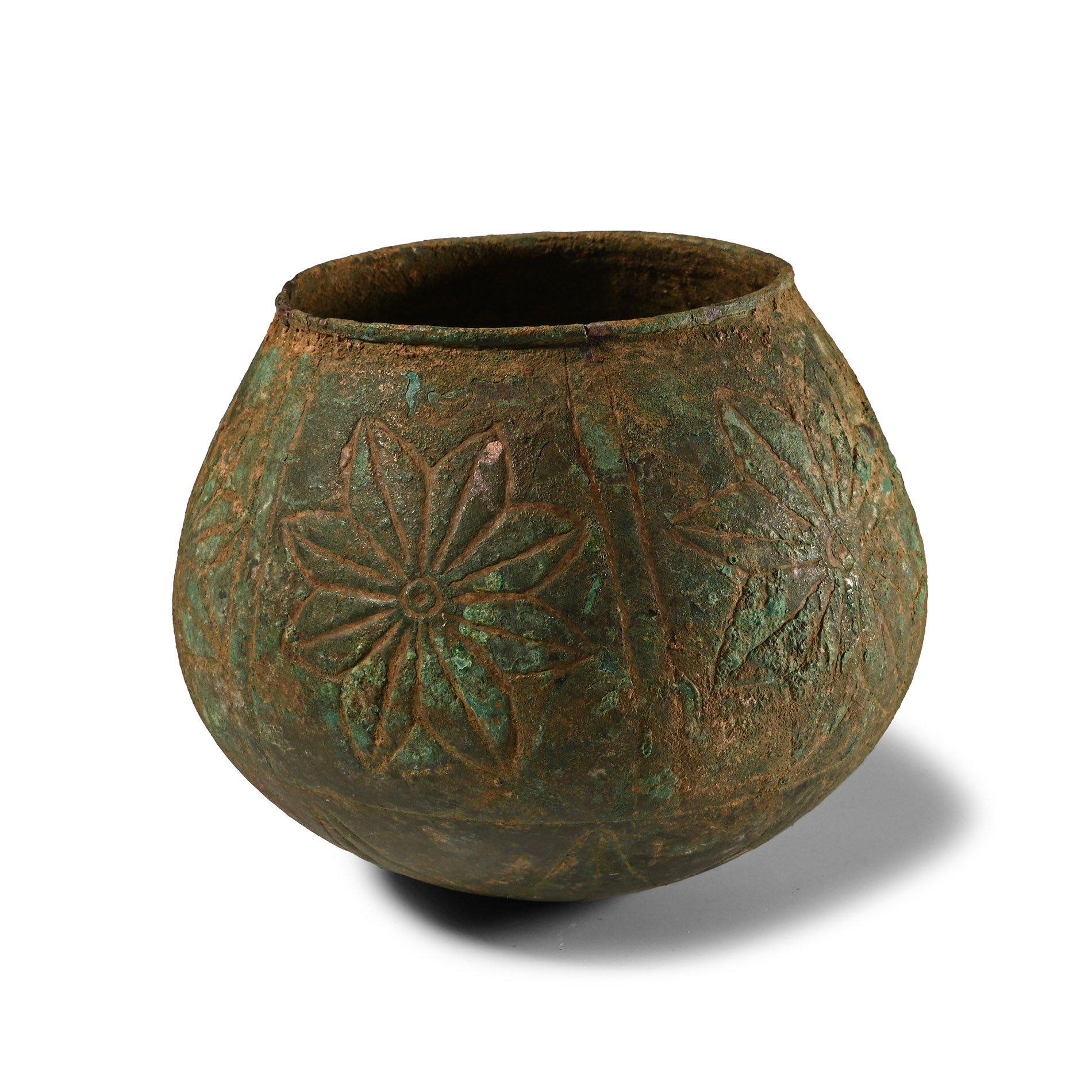 Western Asiatic Bronze Decorated Bowl