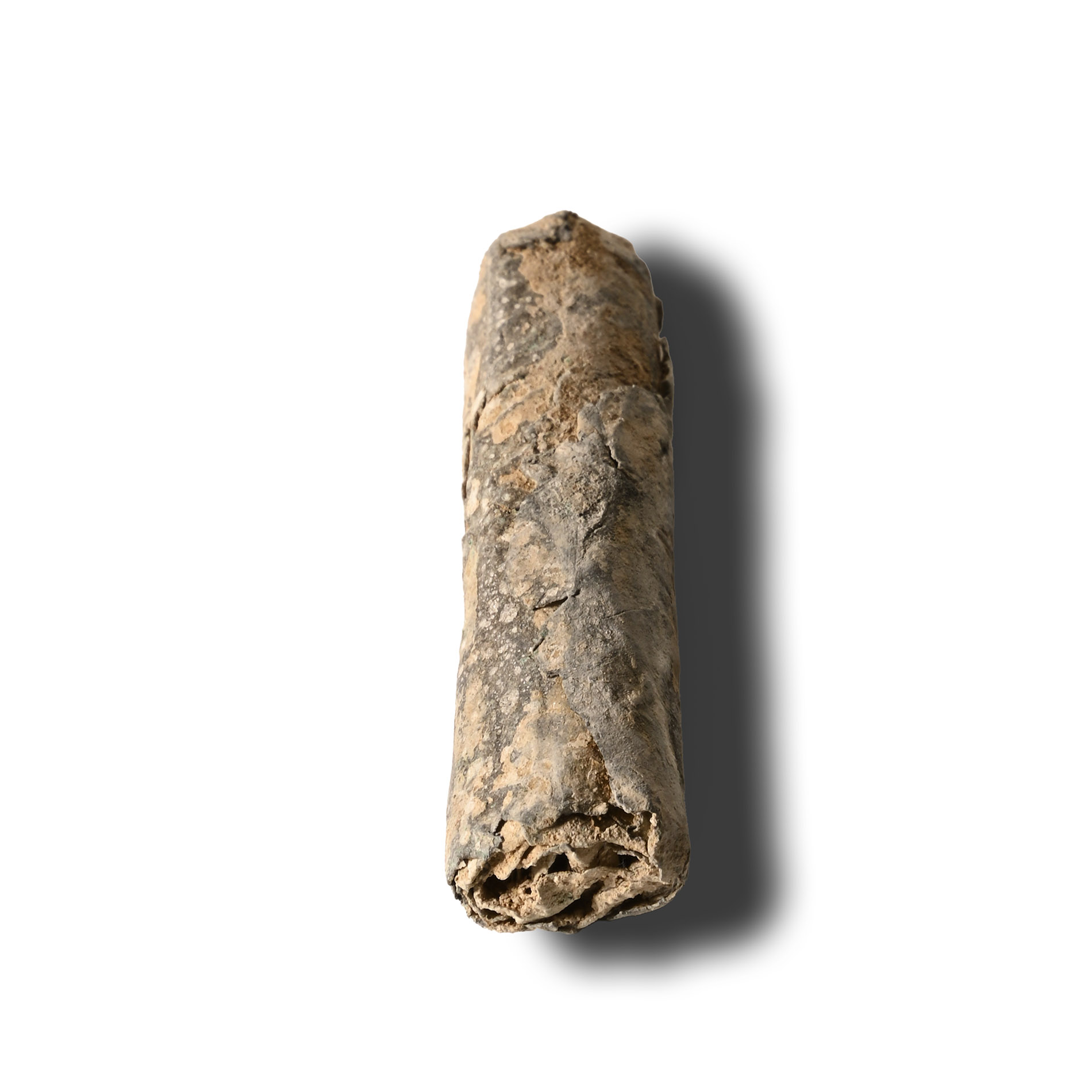 Western Asiatic Aramaic Lead Scroll with Magical Text