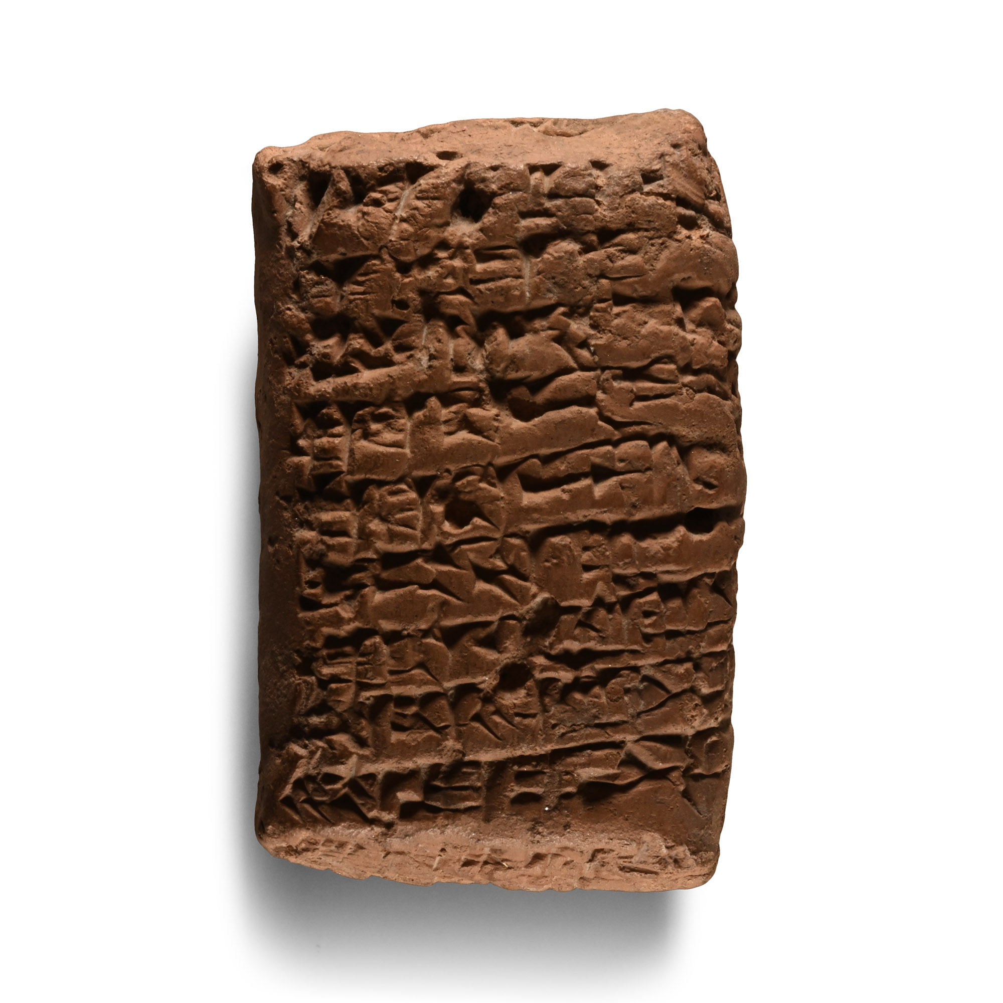 Old Babylonian Cuneiform Tablet from Sumu-el, King of Larsa in Babylonia, to his Officials in Various Towns Ordering them to keep a Strict Watch
