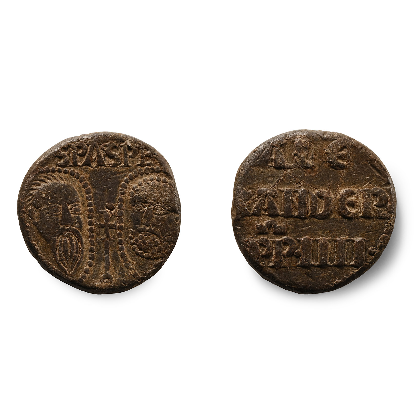 Medieval Lead Papal Bulla Seal of Pope Alexander IV