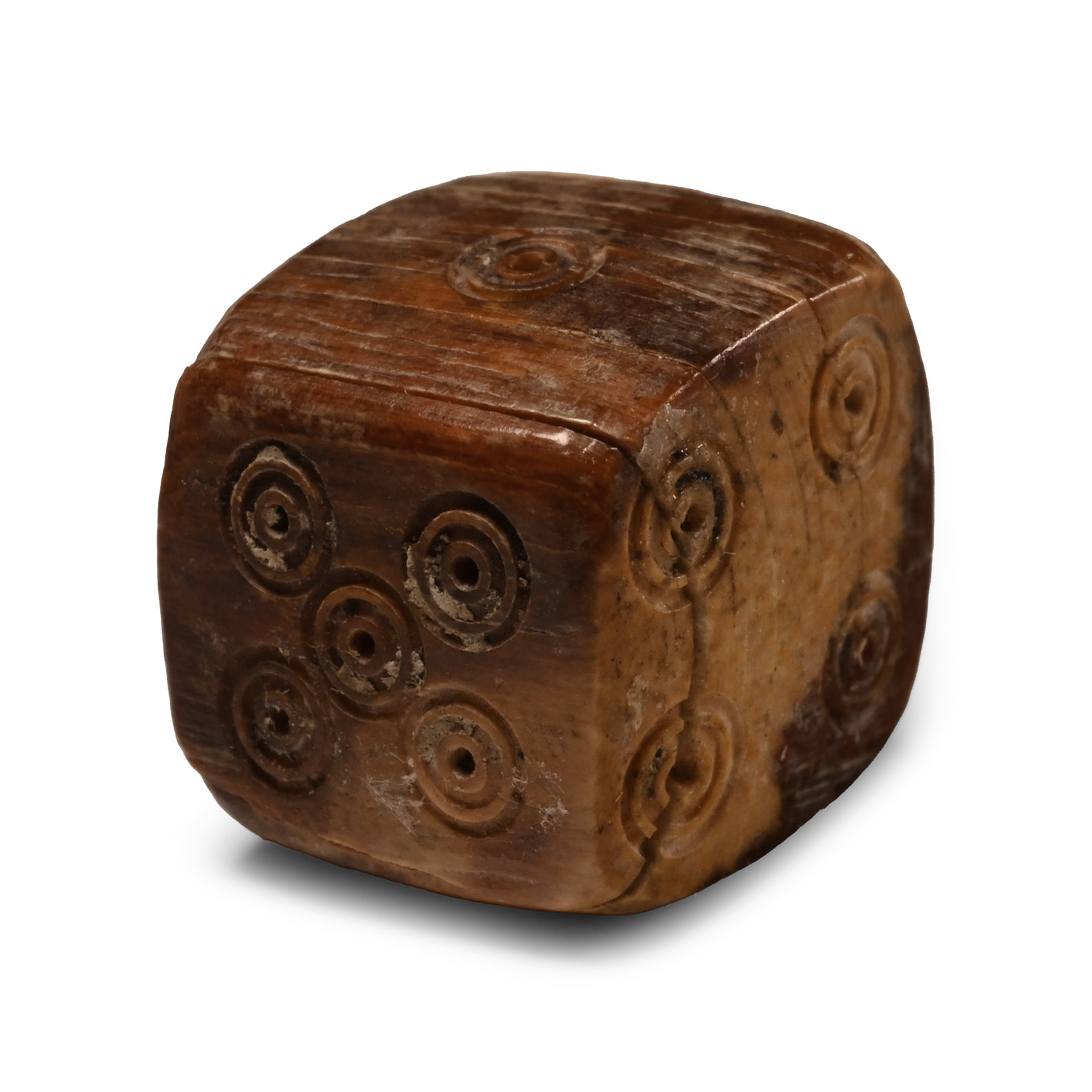Late Roman Bone Dice Gaming Piece