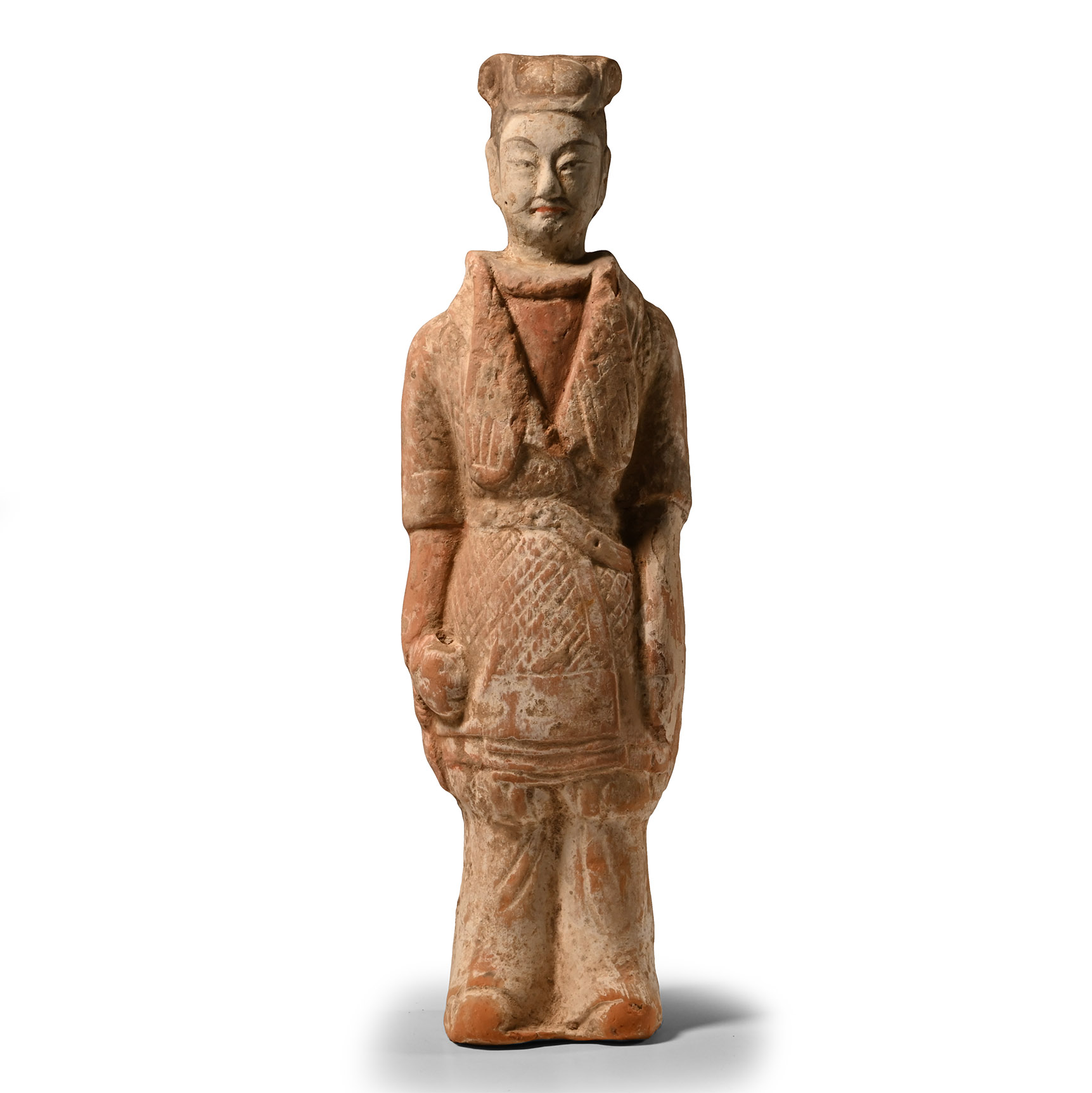 Chinese Northern Qi Terracotta Attendant