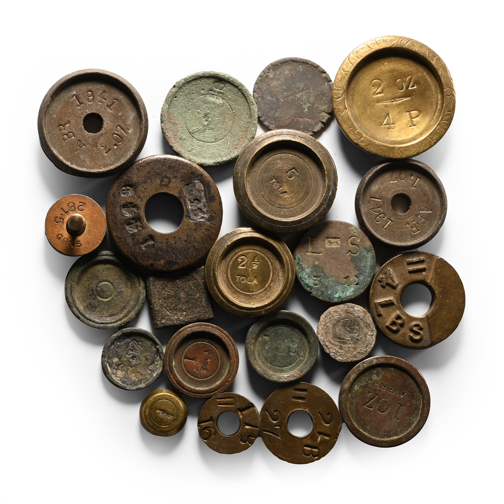 Post Medieval Bronze Weight Collection