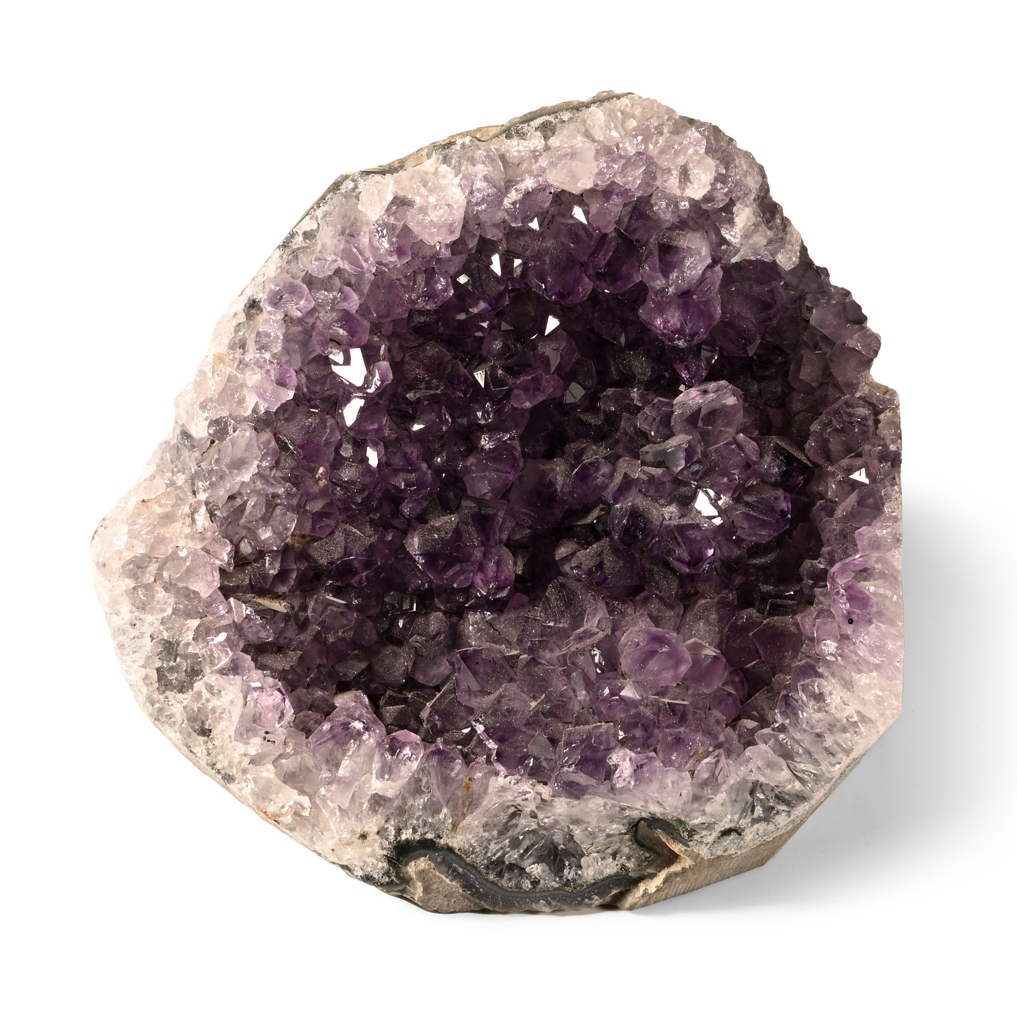 Natural History - Amethyst Crystal Display