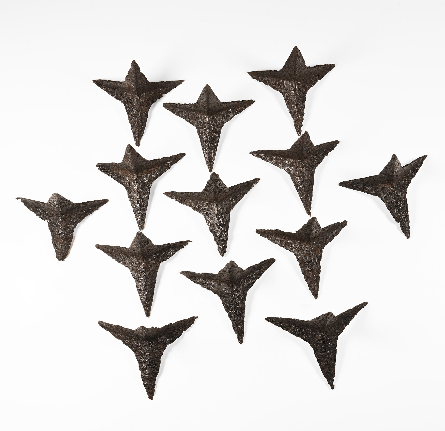 Medieval Iron Caltrop Anti-Cavalry Group