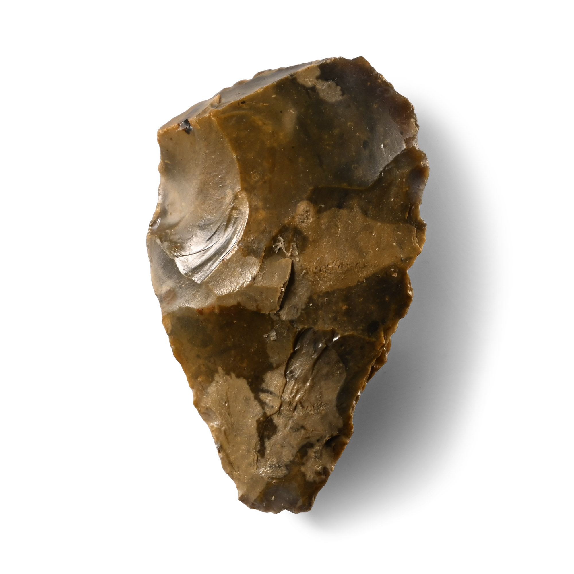 Stone Age Knapped Flint Handaxe