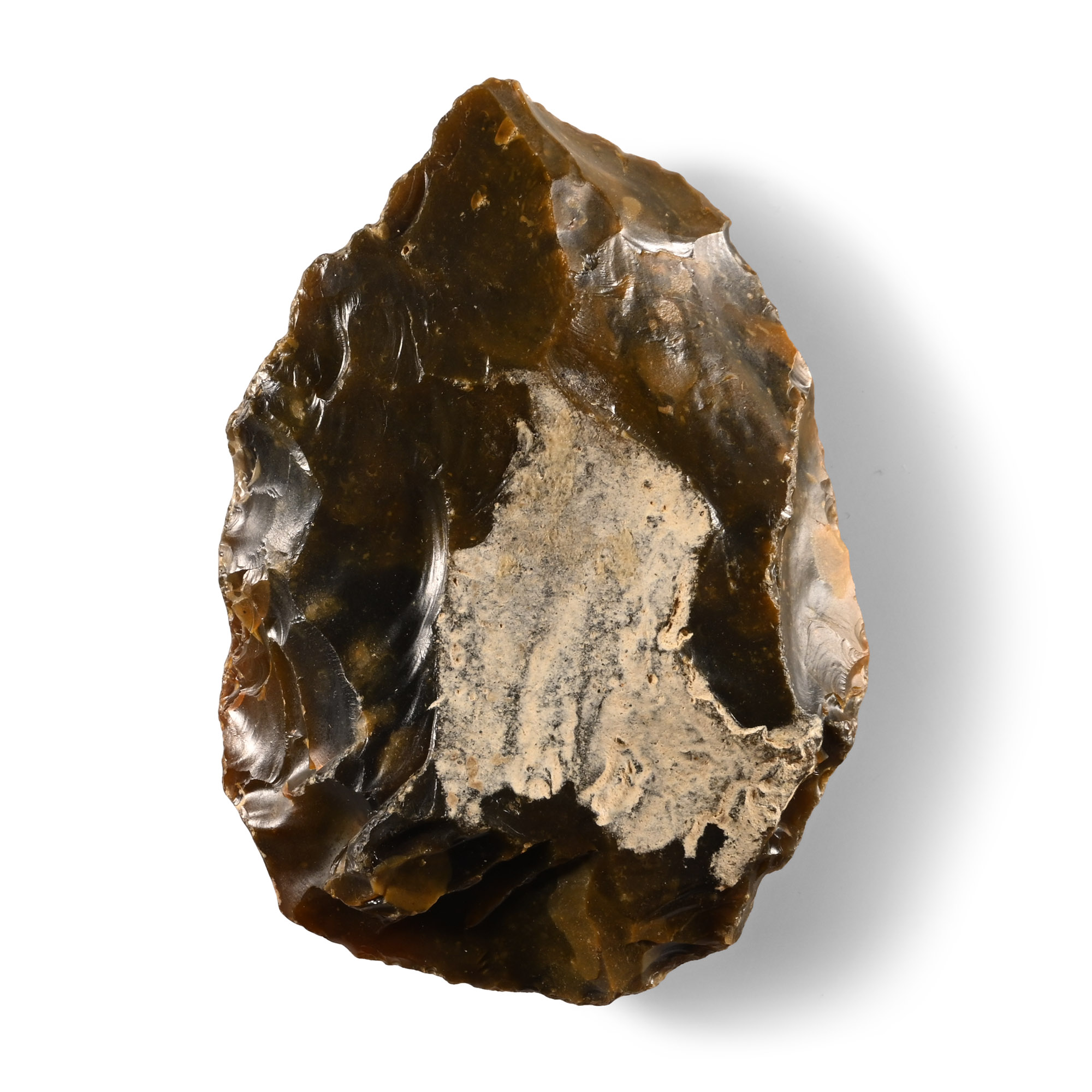 Stone Age Knapped Flint Handaxe