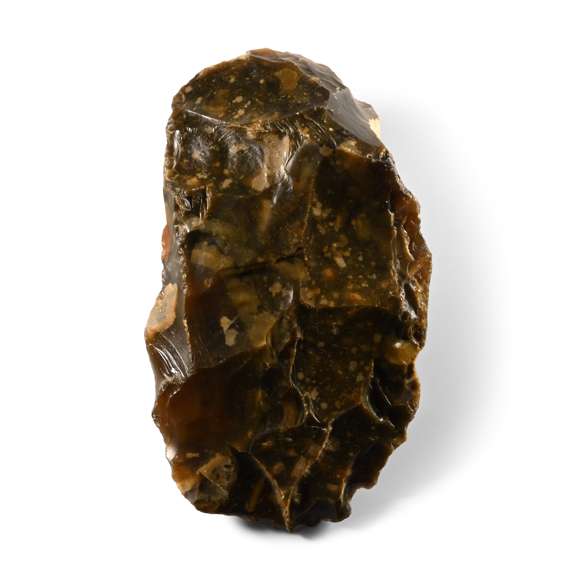 Stone Age Knapped Flint Handaxe