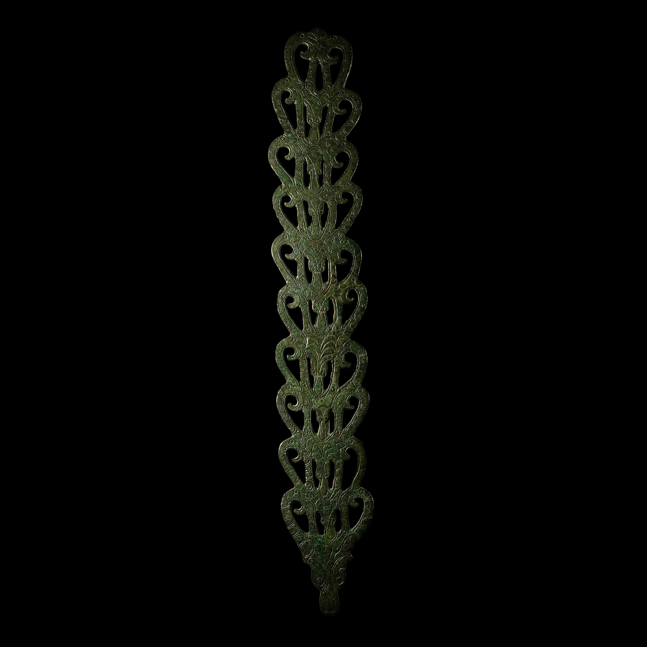 Scythian Bronze Zoomorphic Openwork Horse Chamfron