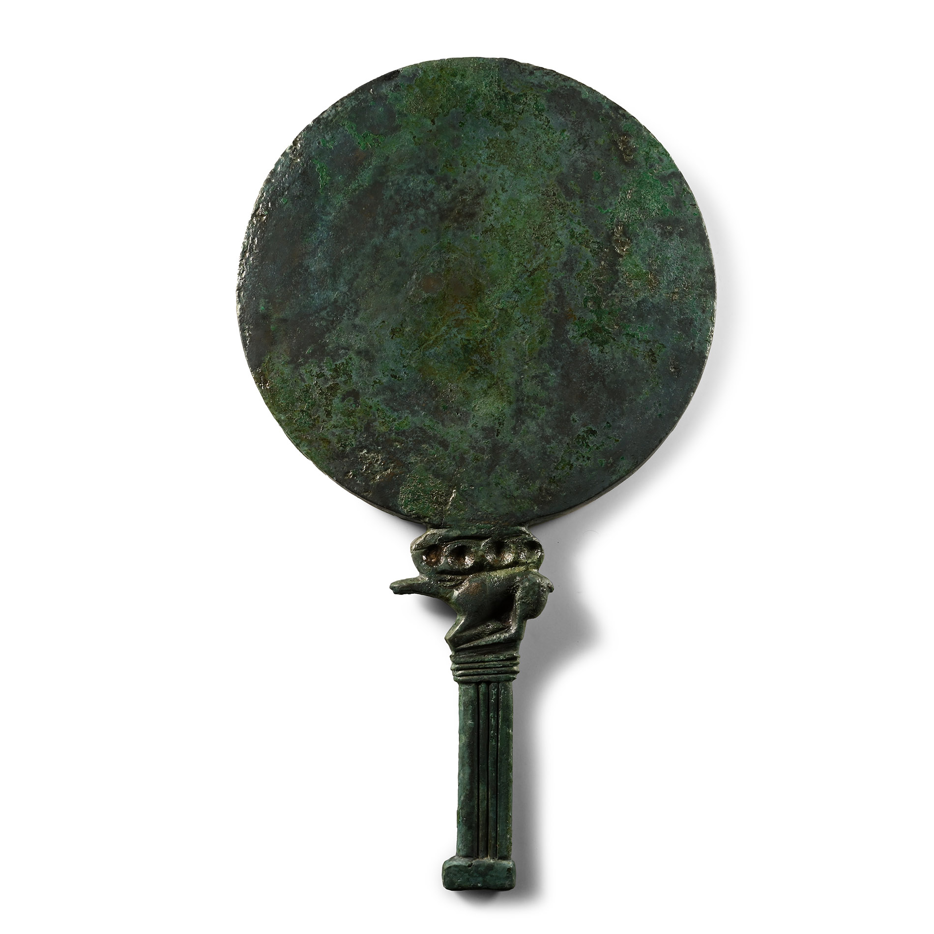 Scythian Mirror with Crouching Stag