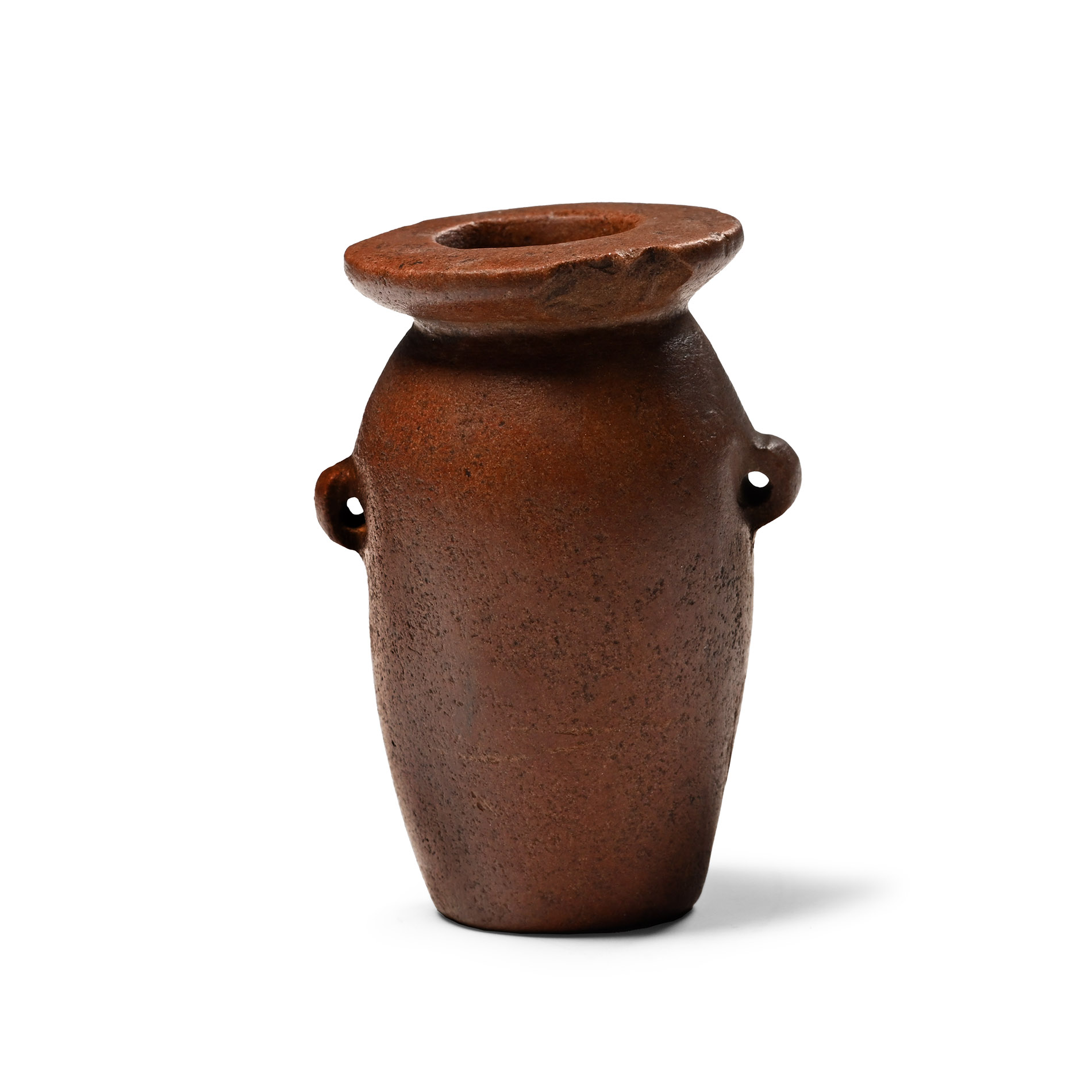 Egyptian Red Limestone Jar