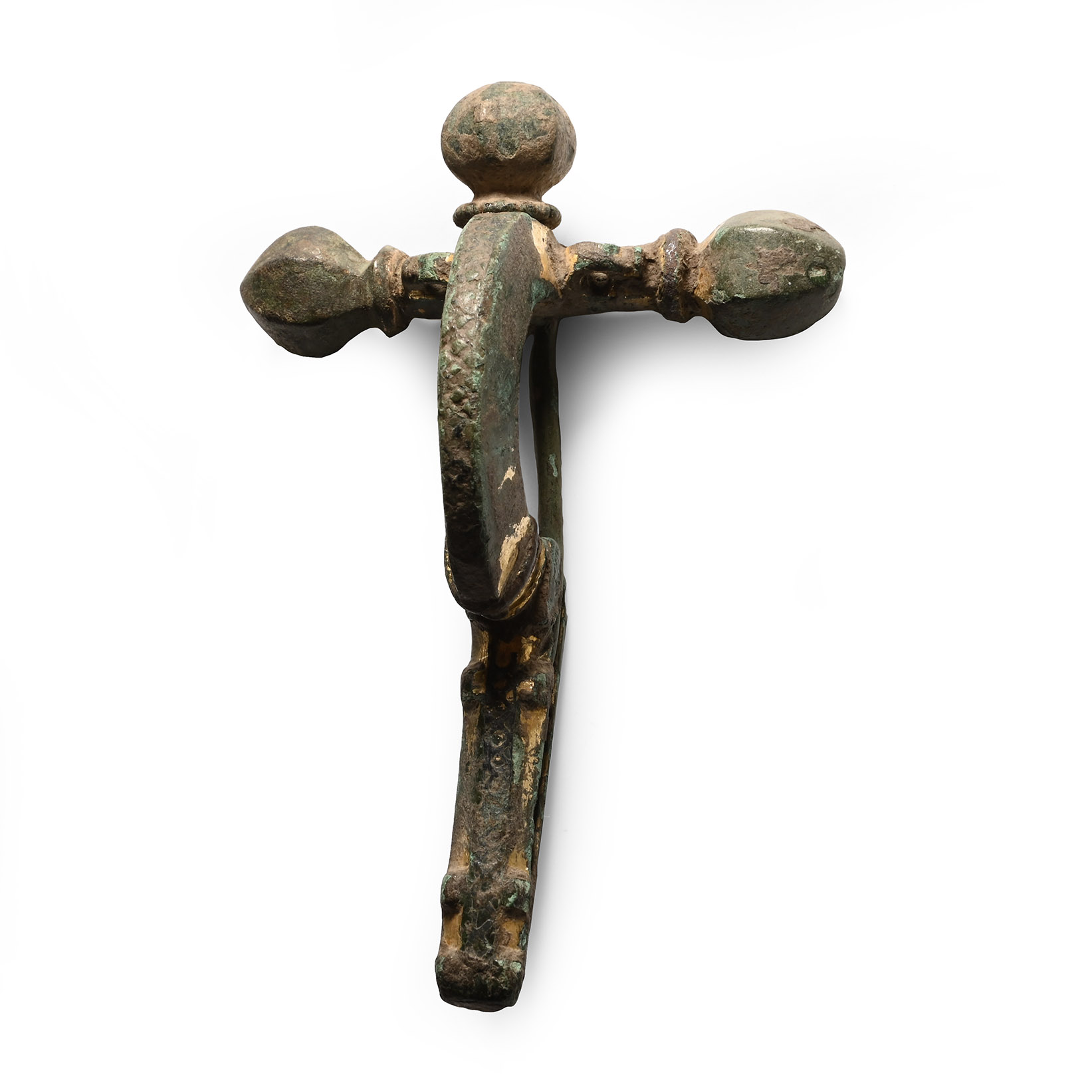 Roman Gilt Bronze Crossbow Brooch